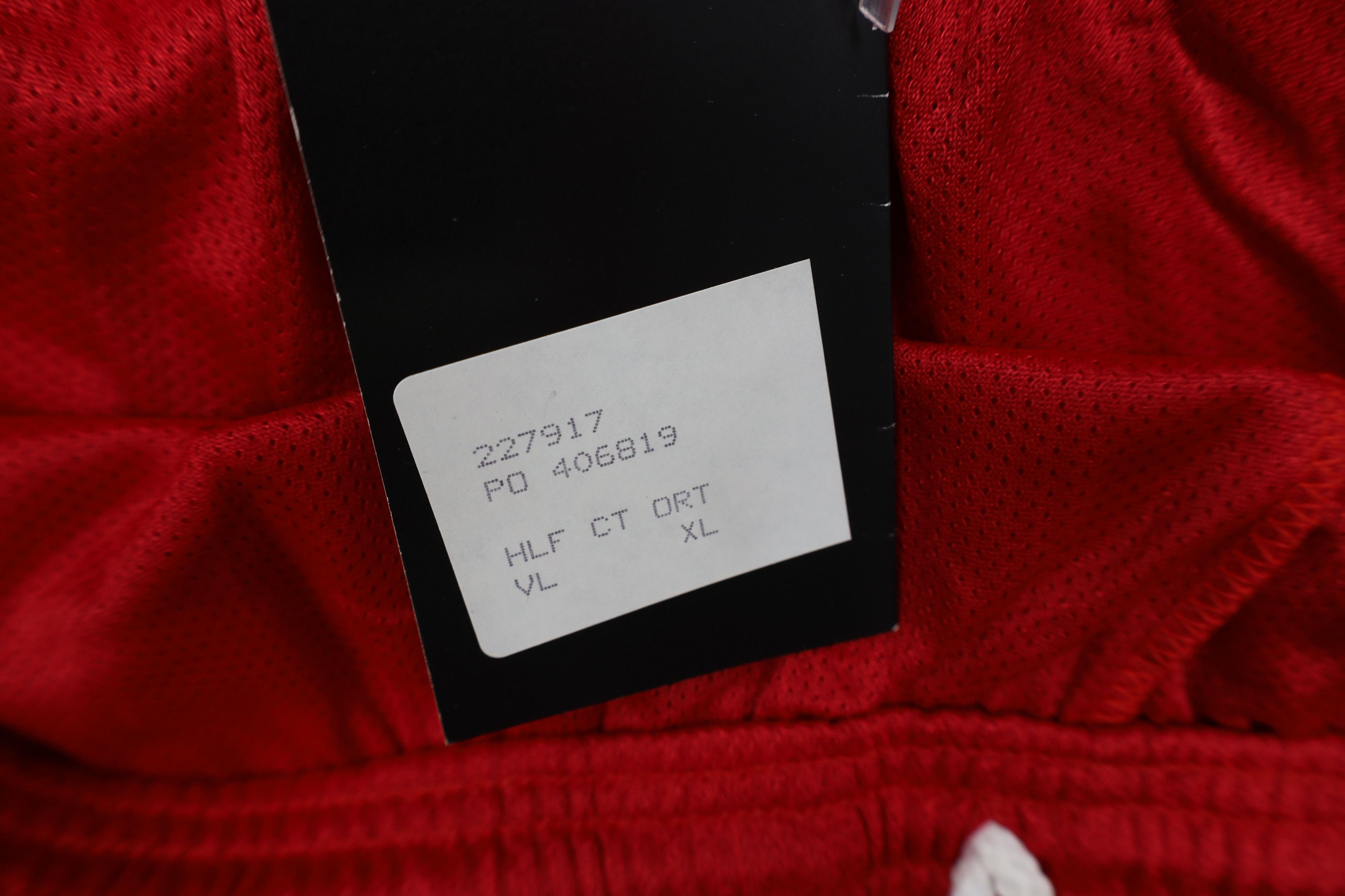 Adidas Deadstock Vintage 90s Adidas Above Knee Mesh Shorts Red USA Size US 36 / EU 52 - 9 Thumbnail