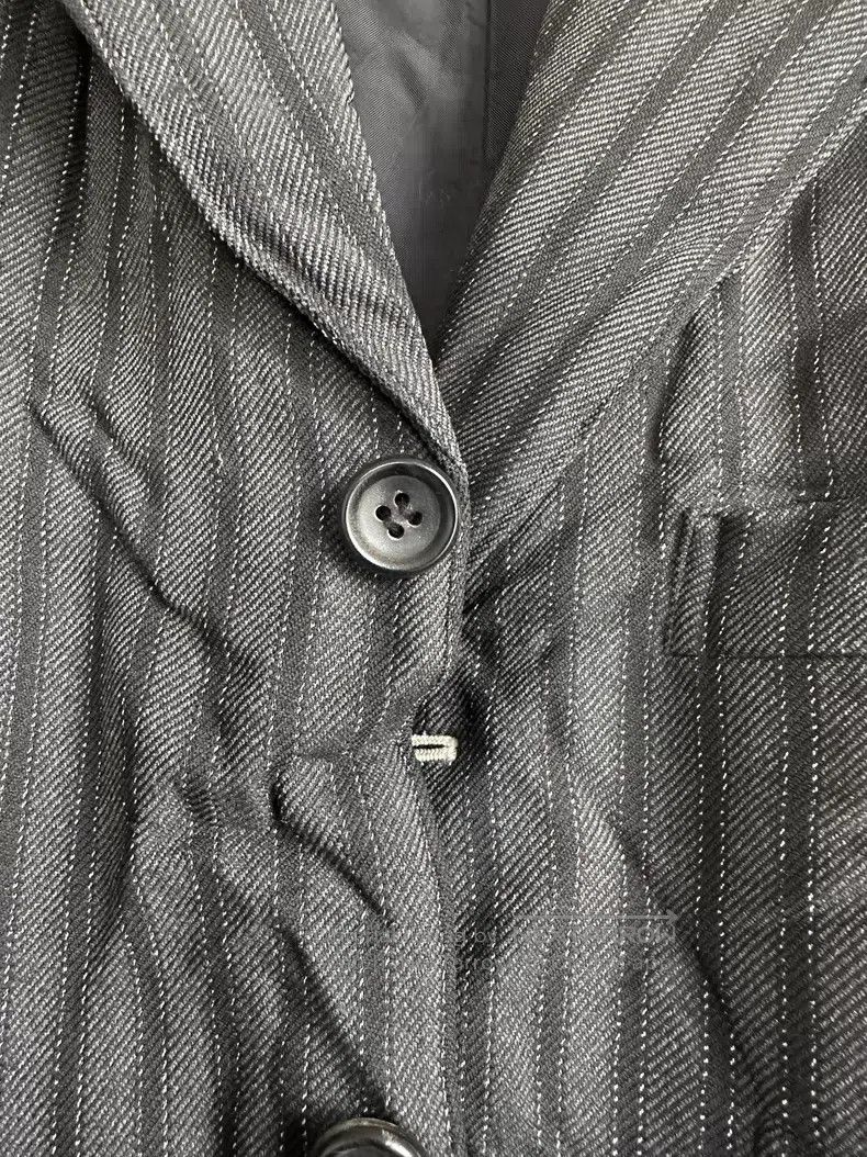 Comme des Garcons Comme Des Garcons Striped Creased Wool Suit Size US M / EU 48-50 / 2 - 1 Thumbnail