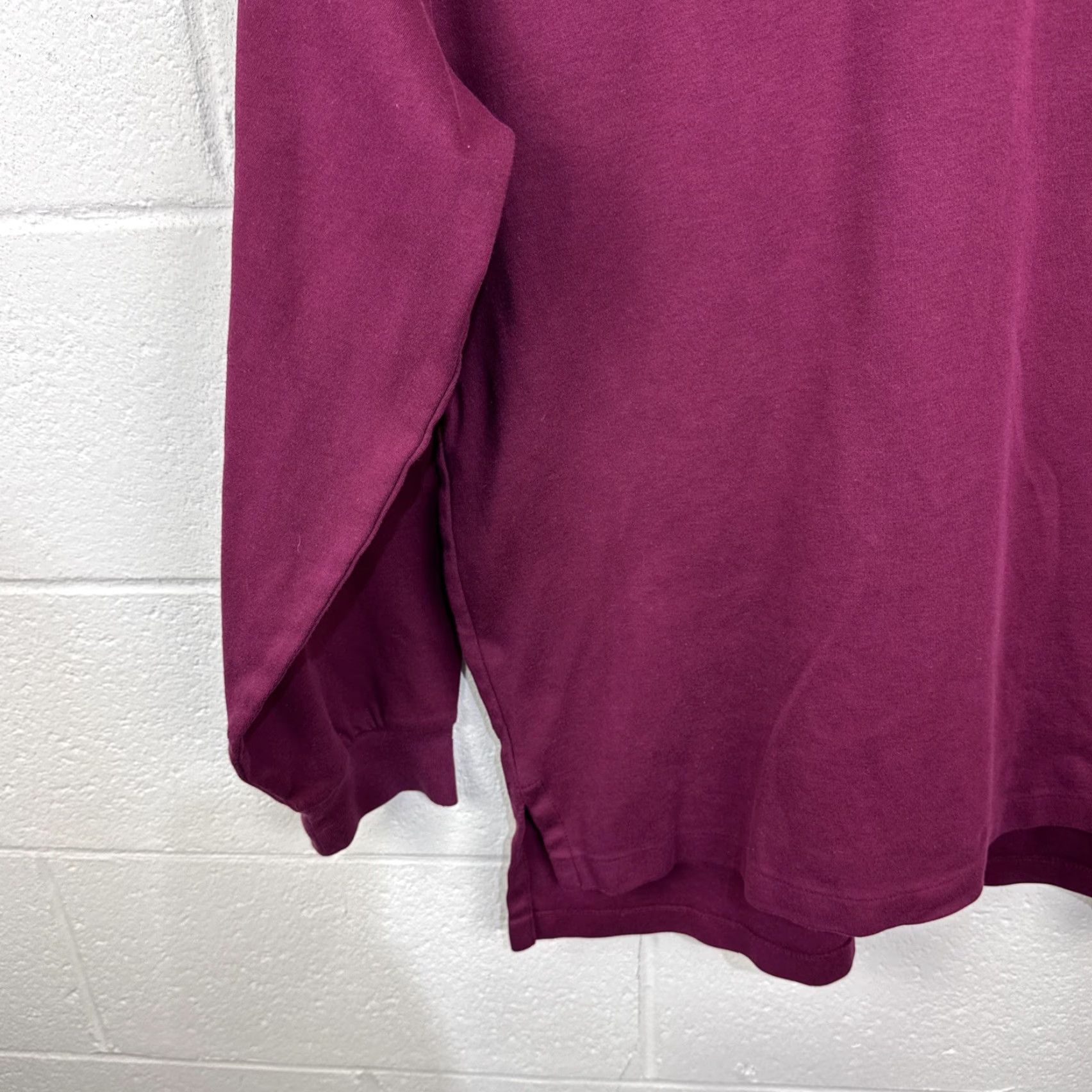 Polo Ralph Lauren Polo Ralph Lauren Polo Shirt Long Sleeve Classic Fit Burgundy 2XL Men Regular Size Red Pony Logo Casual 90s Theme Not Applicable Size US XXL / EU 58 / 5 - 5 Thumbnail