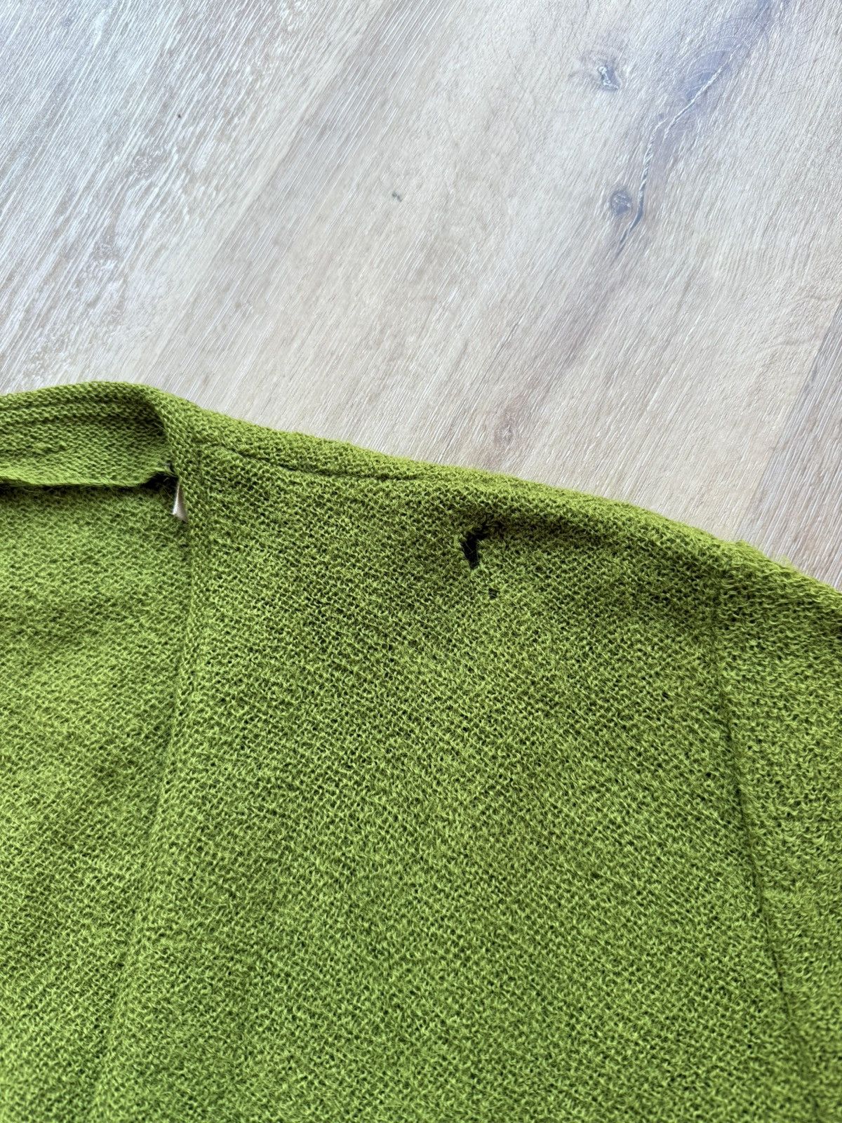 Vintage Vintage 50s 60s Green Mohair Kurt Kobain Grunge Cardigan Size US M / EU 48-50 / 2 - 8 Thumbnail
