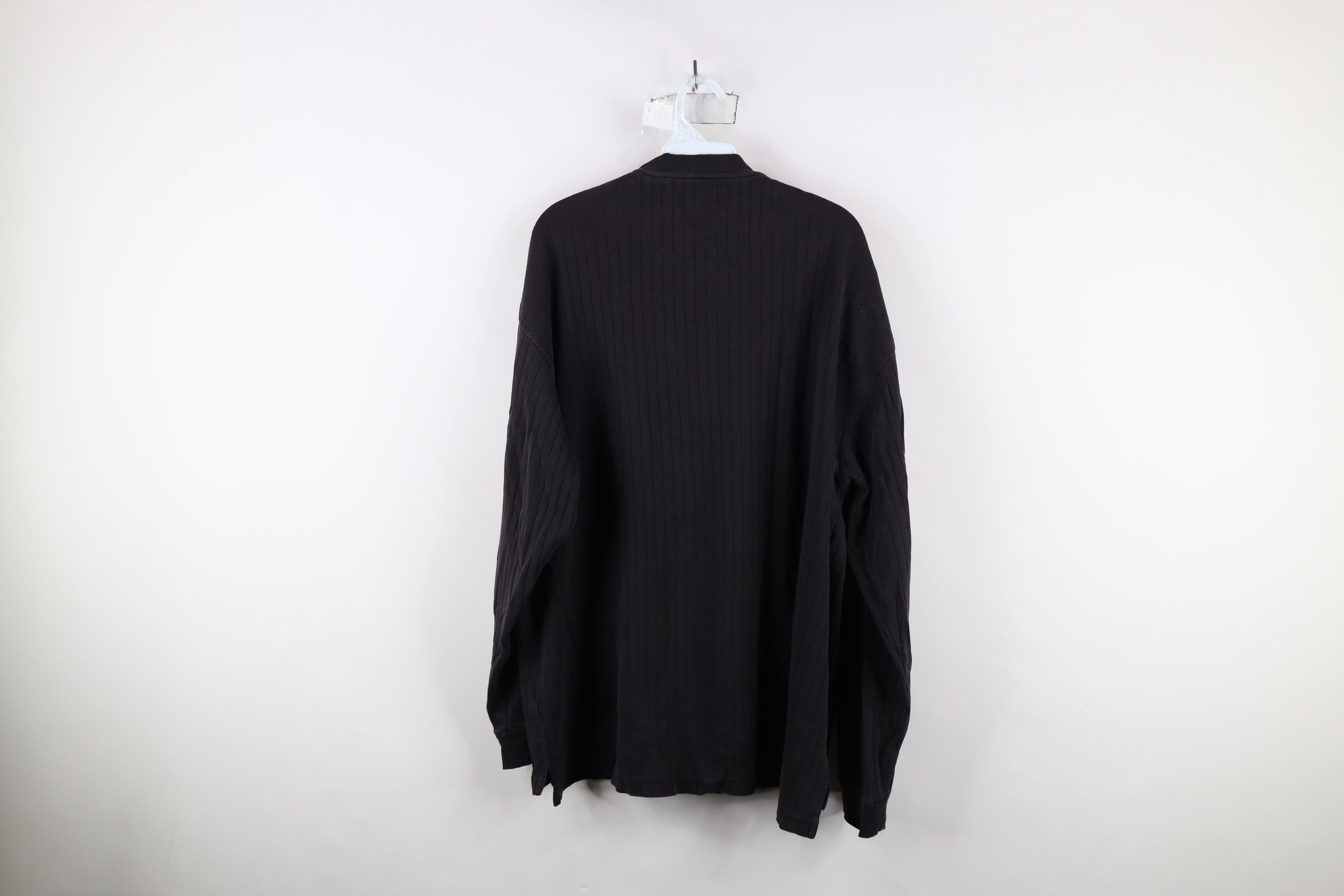 Vintage Vintage 90s Streetwear Knit Long Sleeve Henley T-Shirt Size US XL / EU 56 / 4 - 11 Thumbnail