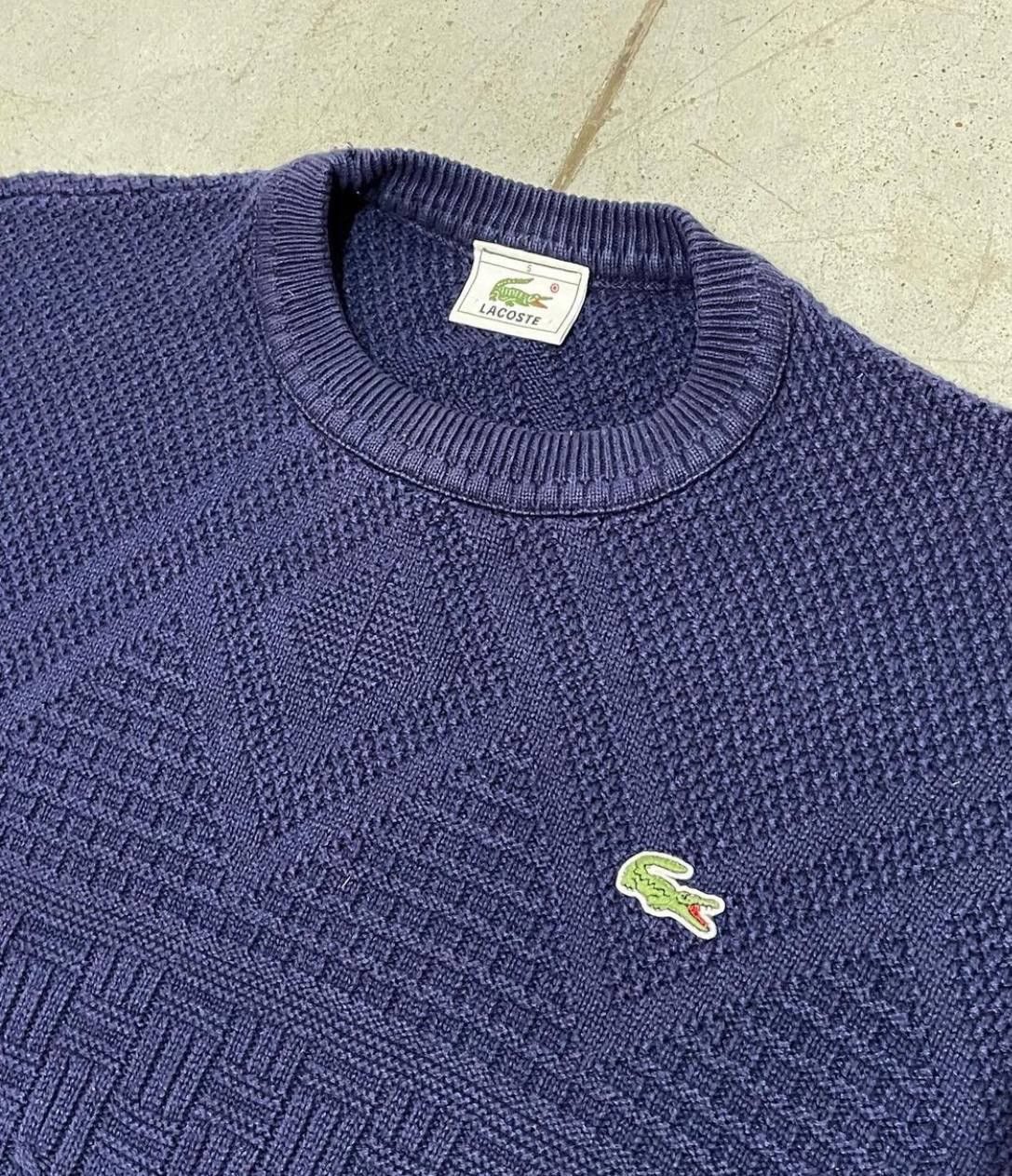 Lacoste Vintage Lacoste Sweater Size US L / EU 52-54 / 3 - 3 Thumbnail