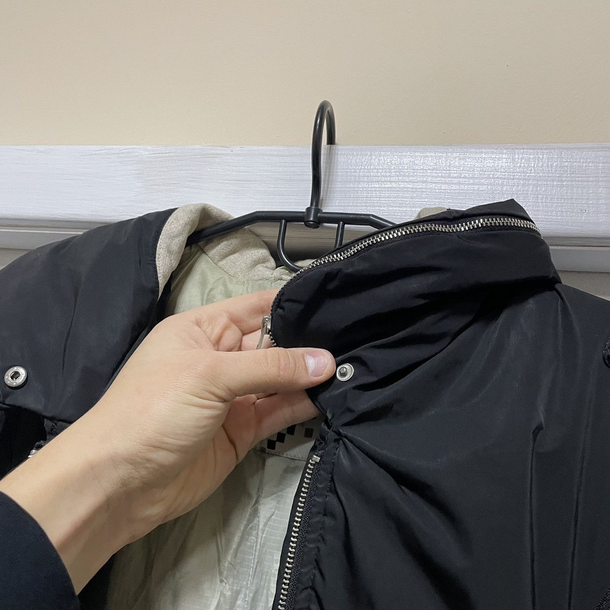 If Six Was Nine × Le Grande Bleu (L.G.B.) × Marithe + Francois Girbaud Marithè François Girbaud Bondage moto jacket coat down puffe Size L / US 10 / IT 46 - 6 Thumbnail