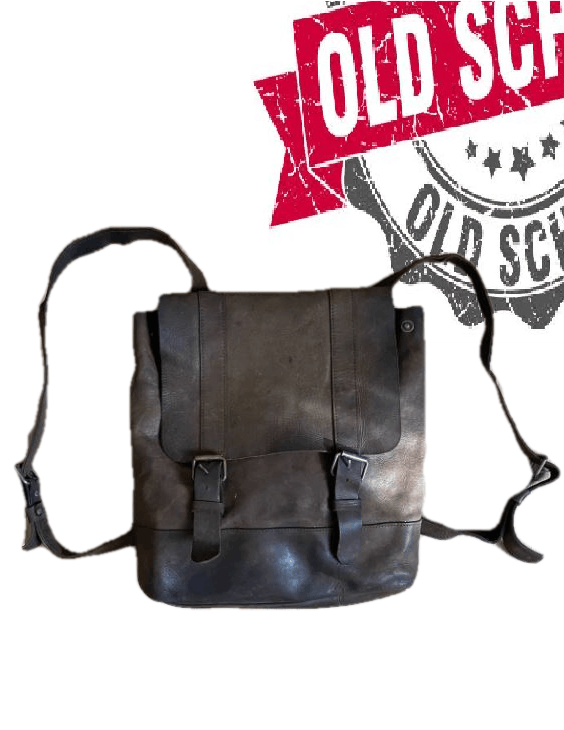 Japanese Brand Leather Backpack Size ONE SIZE - 1 Thumbnail