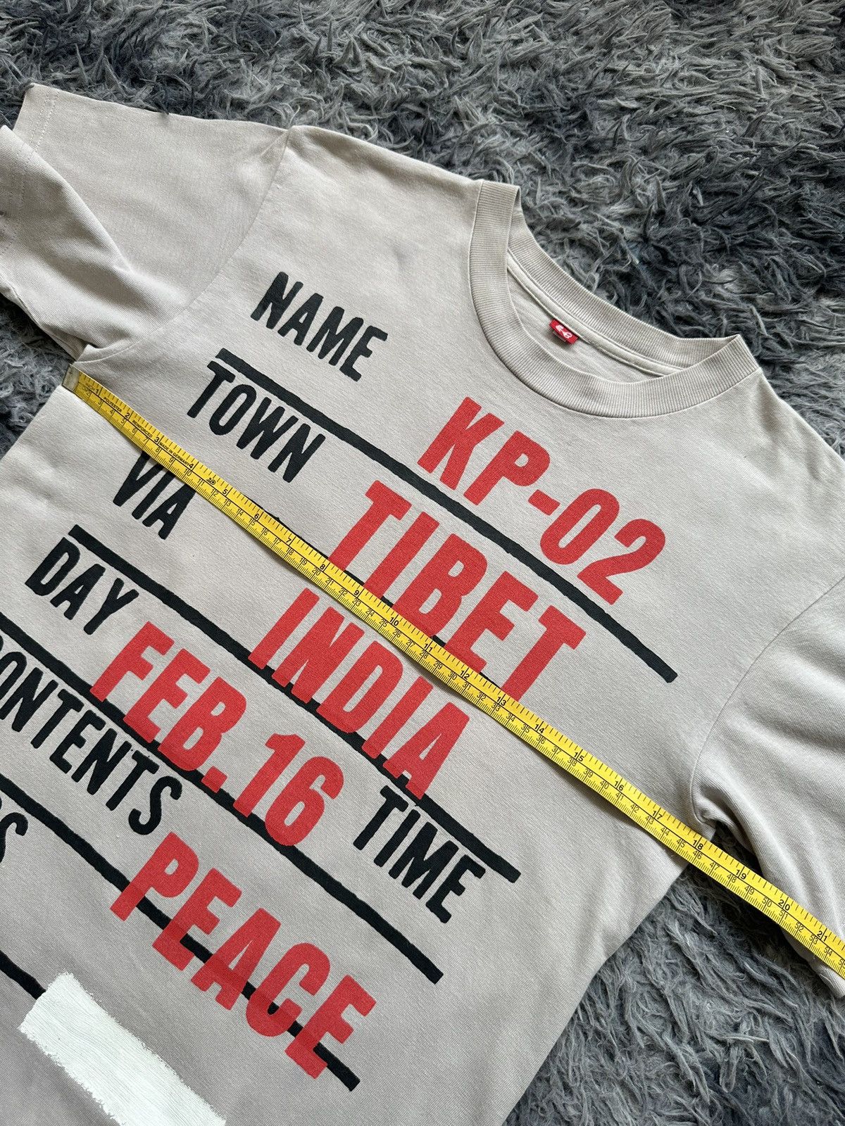 Kapital 00's Kapital '' Peace '' tee Size US S / EU 44-46 / 1 - 9 Thumbnail