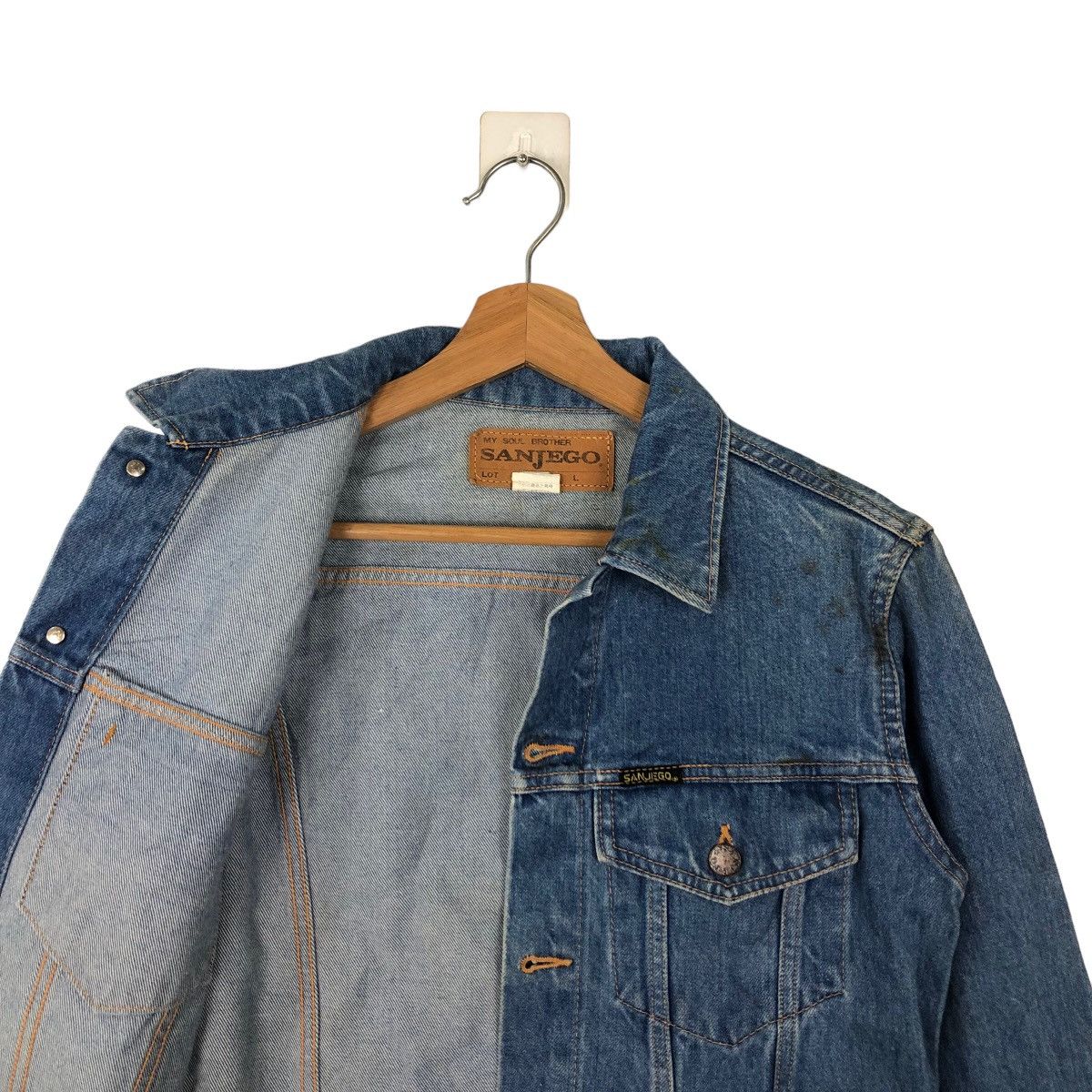 Other 🔥VINTAGE CROPPED TRUCKER DENIM JACKET SANJEGO MICKEY MOUSE Size S / US 4 / IT 40 - 9 Thumbnail