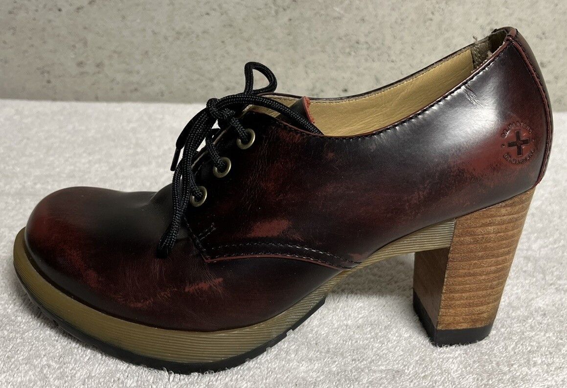Dr. Martens Dr. Martens Danielle Heeled Booties Oxfords US 6 Oxblood Size US 6 / IT 36 - 3 Thumbnail