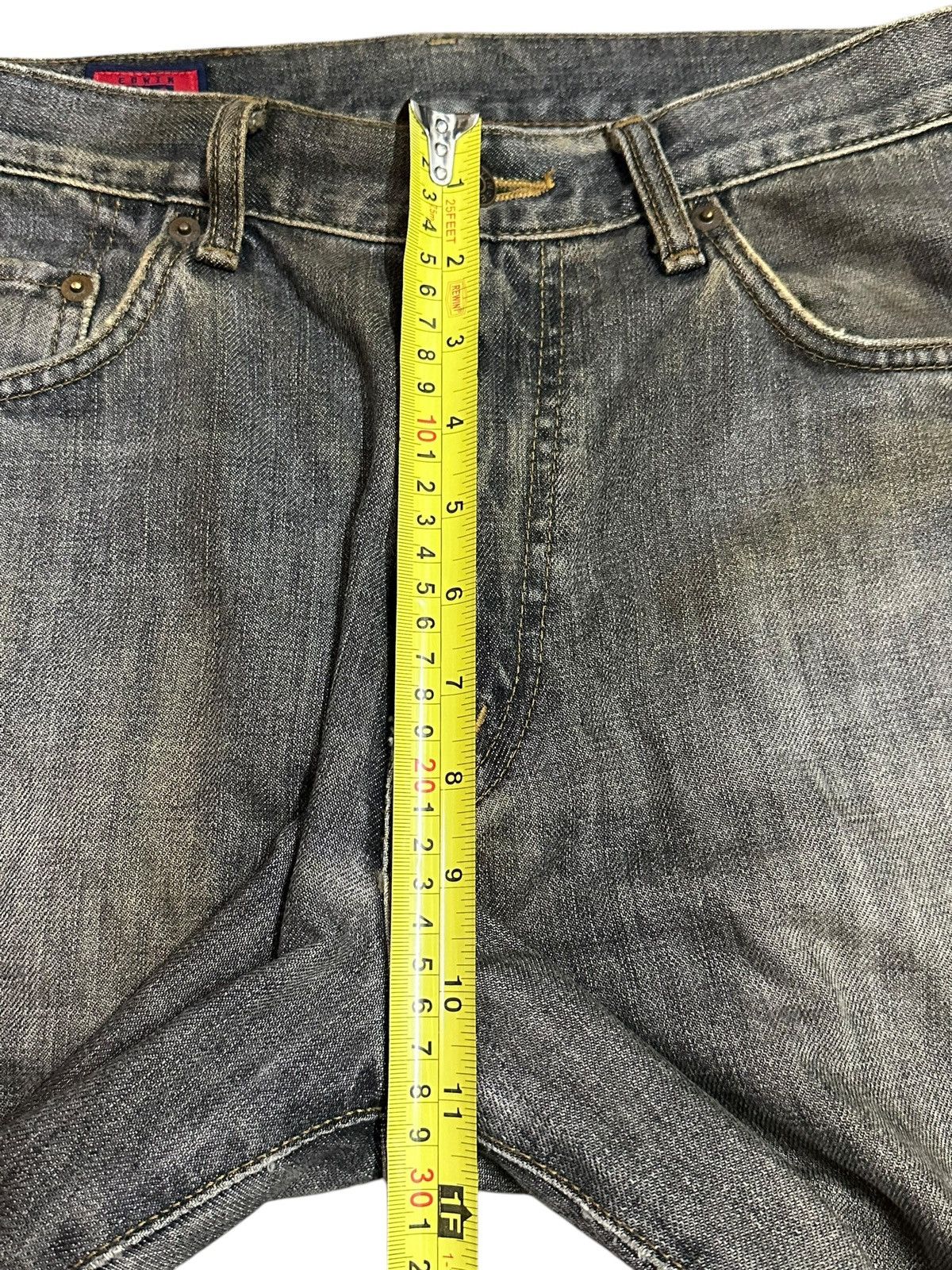 Edwin Vintage Edwin 503 Mud Wash Style Distress Loose Jeans Size US 29 - 17 Thumbnail