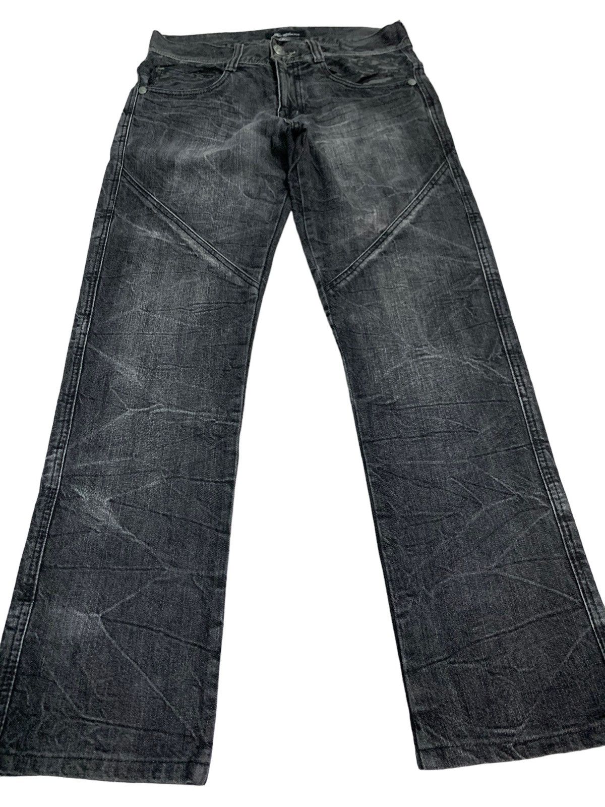 Japanese Brand 🔥Rare Japanese Brand RootThree Style Acid Wash Distressed Size US 32 / EU 48 - 5 Thumbnail