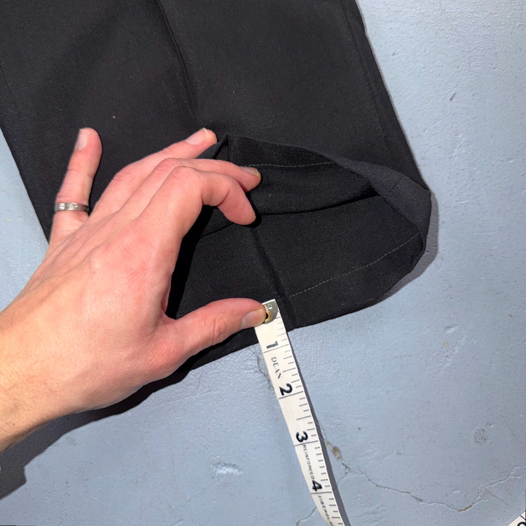 Vintage VTG Avanti Carmine Mens 2 PC Suit Jacket Coat Pants 40 Black Rockabilly 1960s 1960s Gab Poly West Gab? Size 40R - 4 Thumbnail