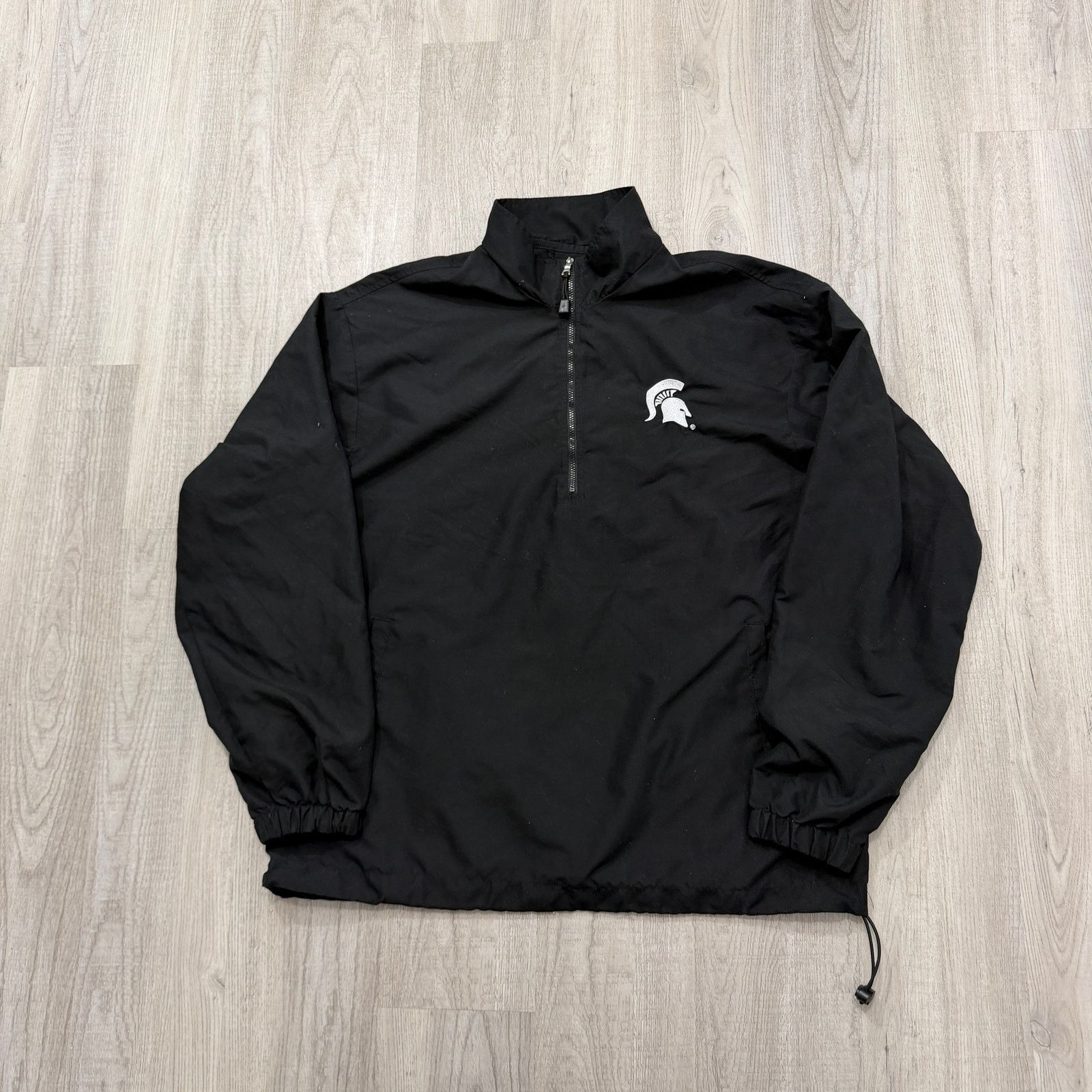 North End North End Michigan State Spartans 1/4 Zip Windbreaker Jacket Size US M / EU 48-50 / 2 - 1 Thumbnail