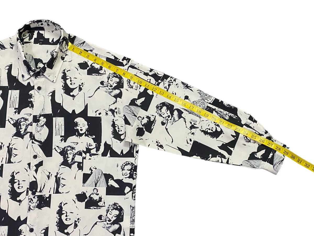 Japanese Brand Marilyn Monroe Fullprint Photo Callage Graphic Long Sleeve Size US M / EU 48-50 / 2 - 8 Thumbnail