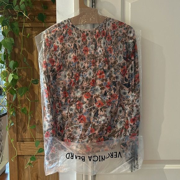 Veronica Beard NEW VERONICA BEARD neha floral top line coral floral small Size S / US 4 / IT 40 - 6 Thumbnail