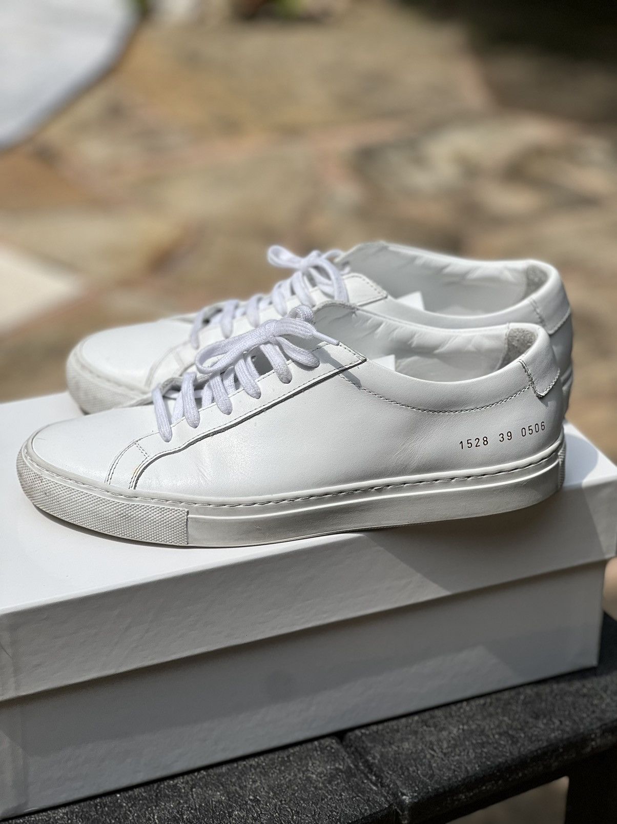 Common Projects Common projects Achilles low white size 39 Grailed