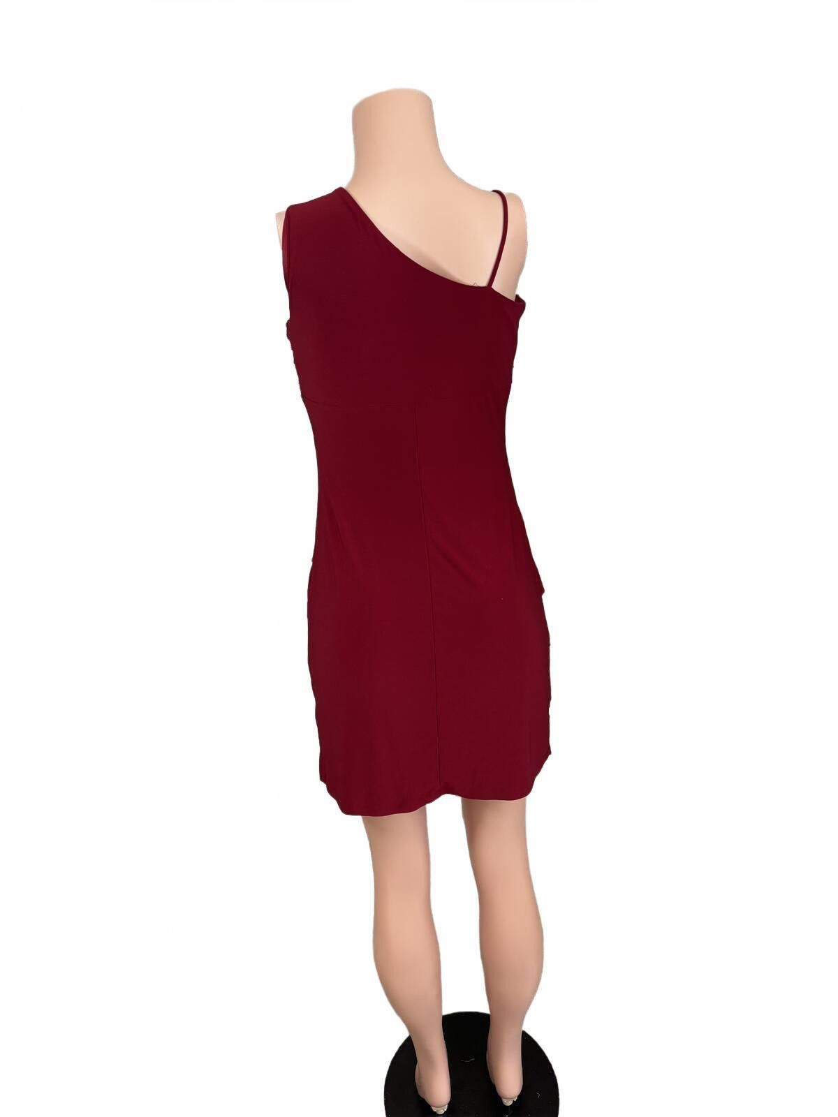 Other Enfocus Studio Y2K Rosette One-Shoulder Bodycon Dress. 10. Size L / US 10 / IT 46 - 6 Thumbnail