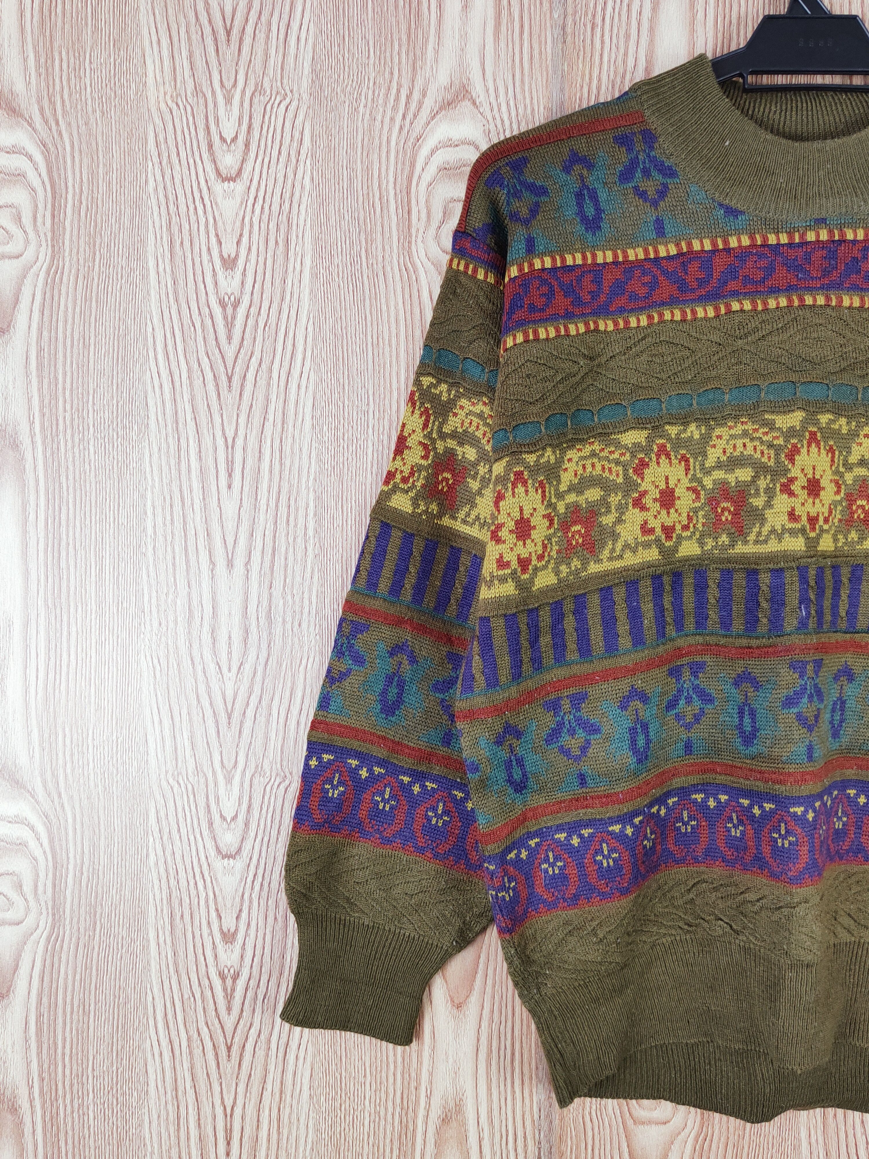 Homespun Knitwear Charlook Olive Knitwear Sweatshirts #W558 Size US M / EU 48-50 / 2 - 3 Thumbnail