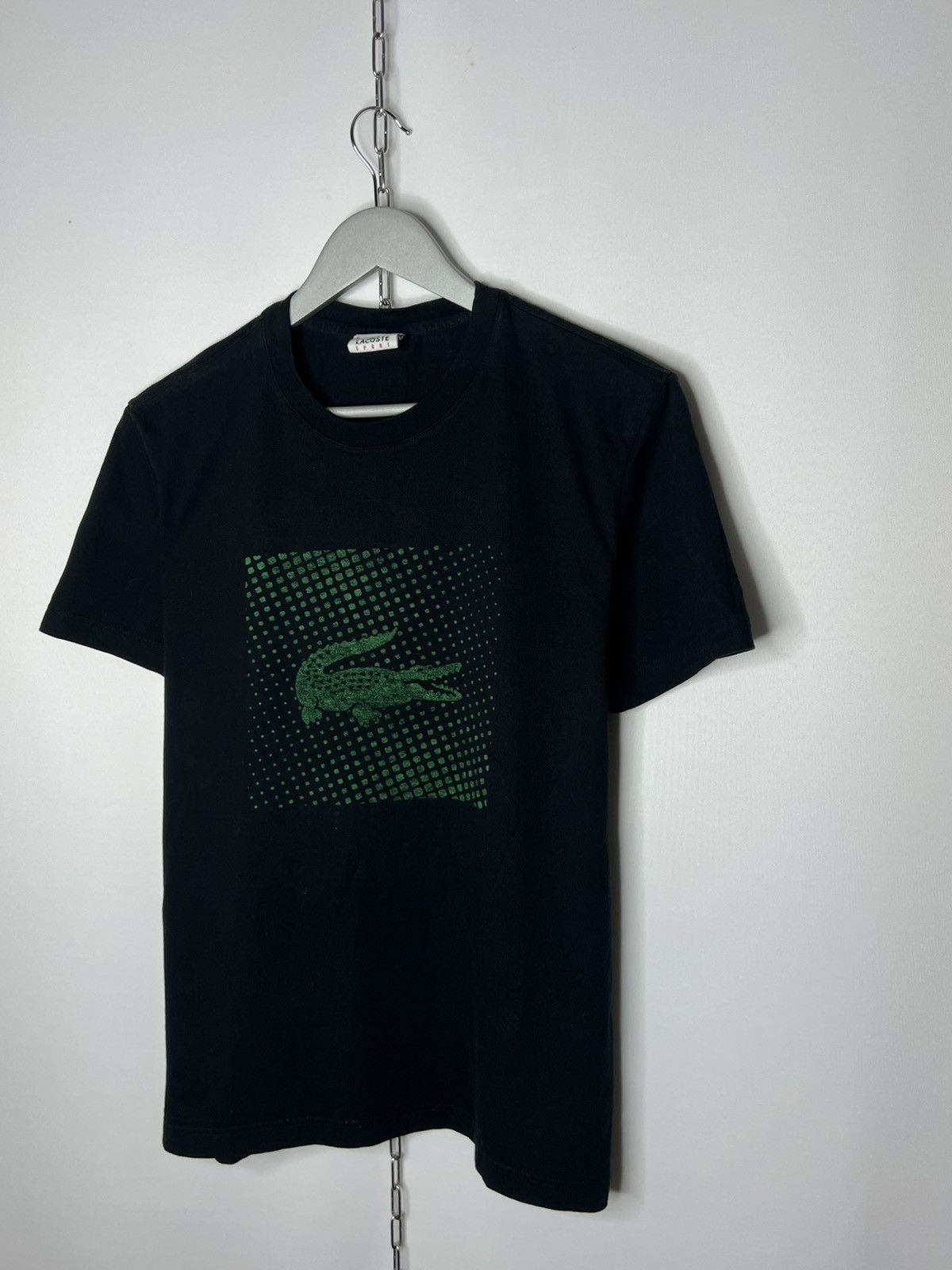 Lacoste 🐊 Vintage Lacoste Sport Big Logo Luxury T-Shirt Tee 🐊 Size US M / EU 48-50 / 2 - 2 Thumbnail