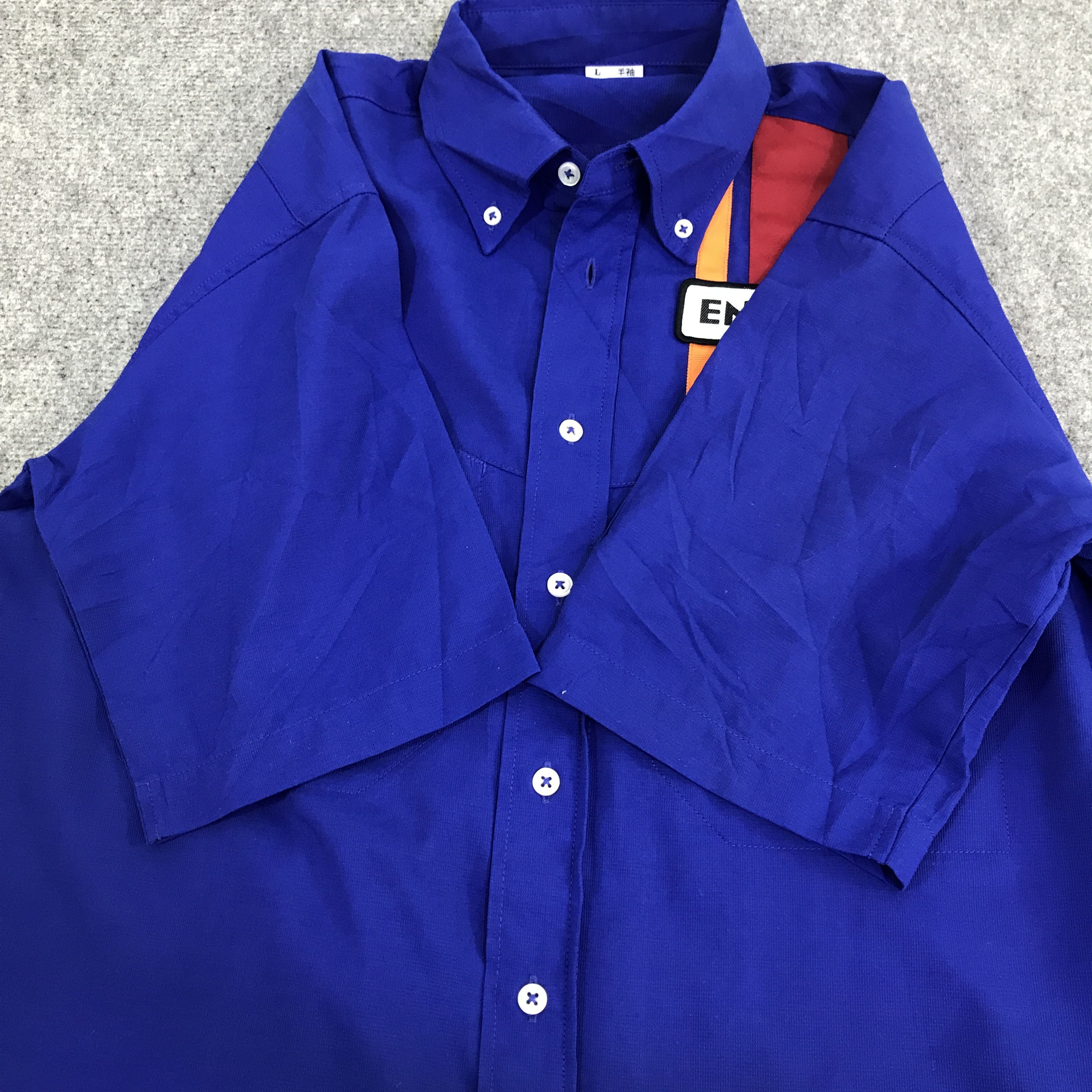 Japanese Brand eneos japan button up shirt K117B1 Size US L / EU 52-54 / 3 - 6 Thumbnail