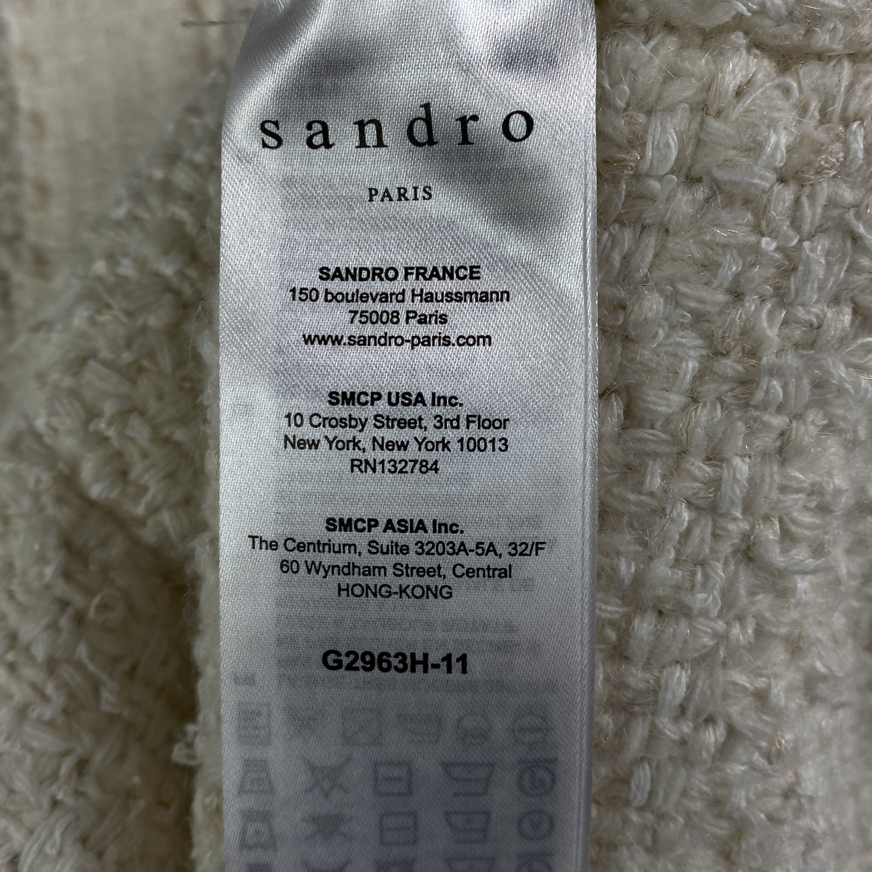 Sandro Womens Cardiagan Sweater Sandro Size 3 Acrylic Size M / US 6-8 / IT 42-44 - 6 Thumbnail