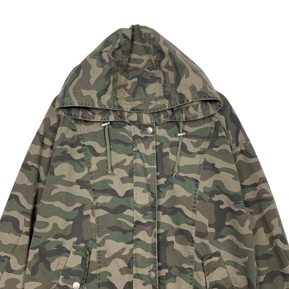 Japanese Brand COLONY 2139 Jungle Camo Hoodie Jacket Parka #2415-C108 Size US S / EU 44-46 / 1 - 2 Thumbnail