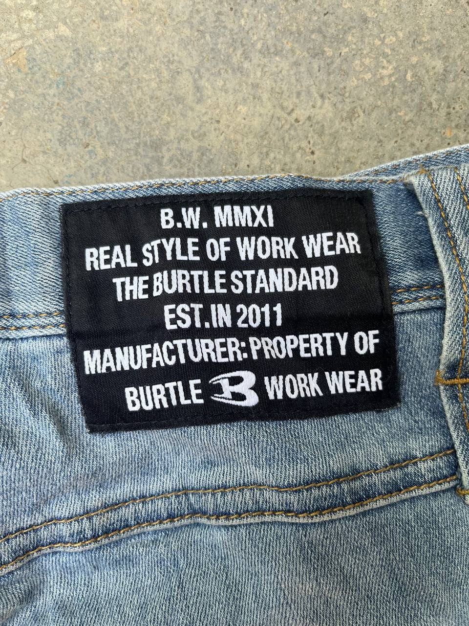 Japanese Brand BURTLE CARGO BONDAGE JEANS Size US 34 / EU 50 - 12 Thumbnail