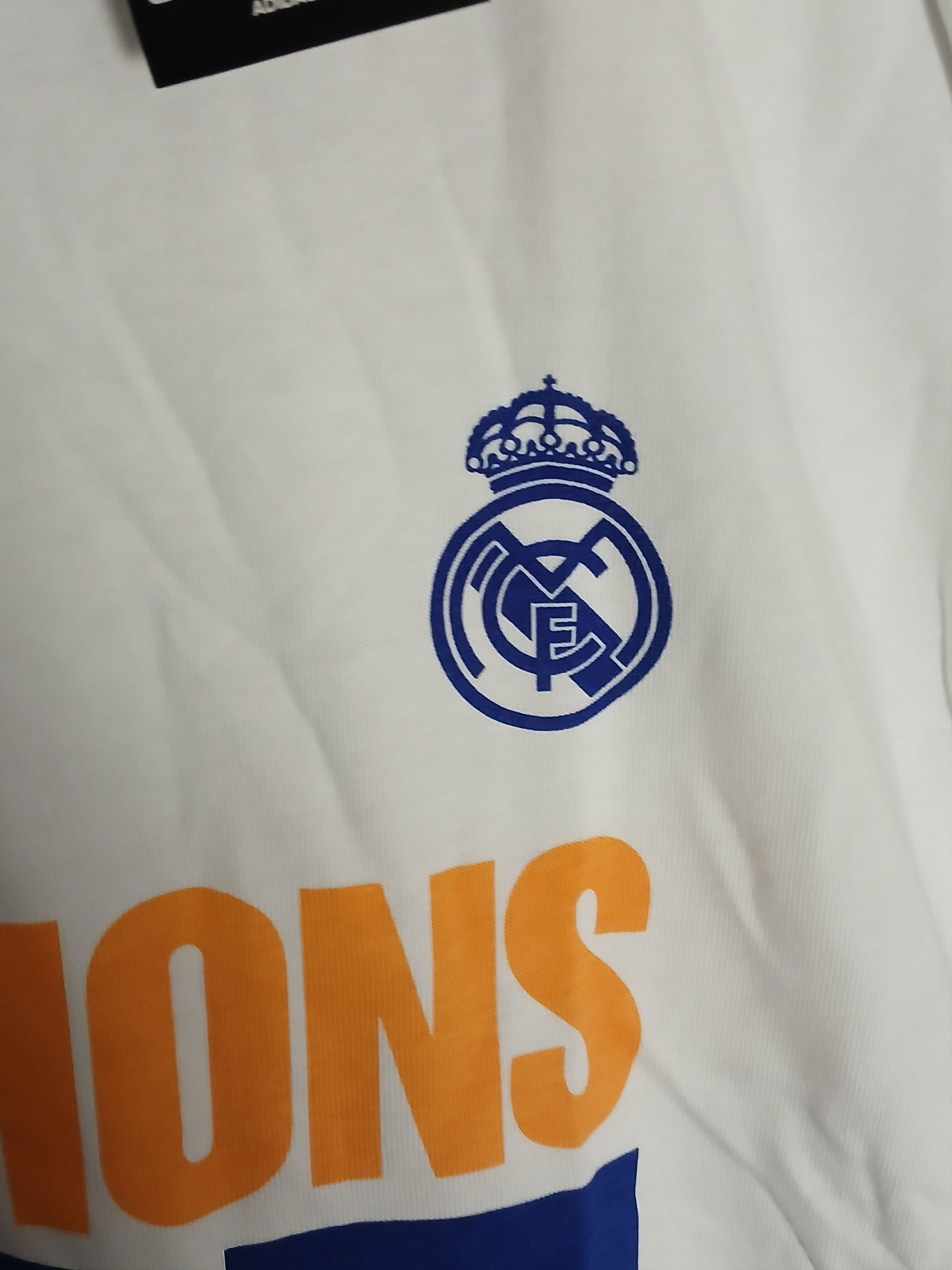 Adidas New Real Madrid 14 Champions League Football T-Shirt Size US XL / EU 56 / 4 - 5 Thumbnail