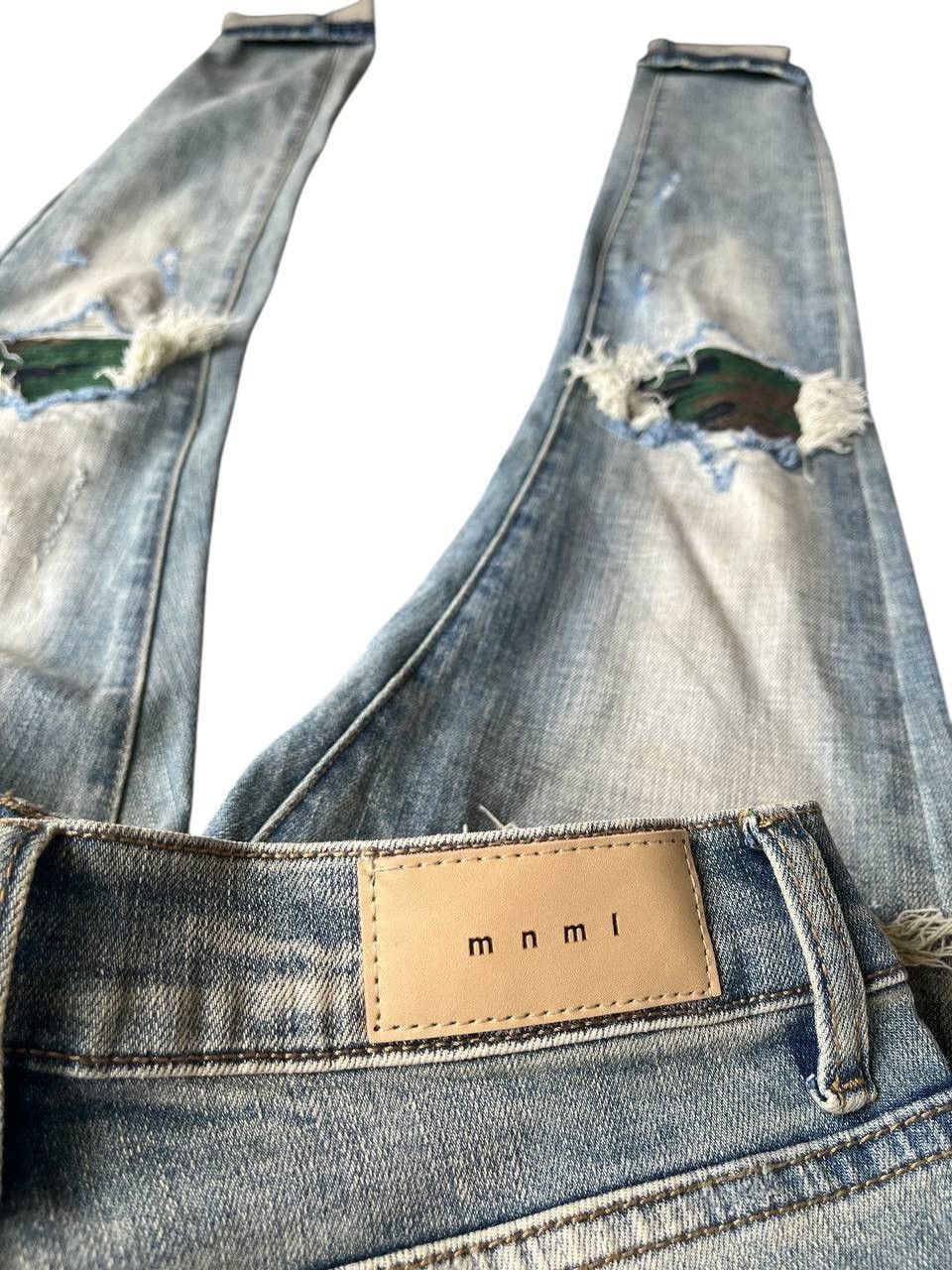If Six Was Nine Japanese Brand MNML Distressed Skinny Jeans Size US 28 / EU 44 - 10 Thumbnail
