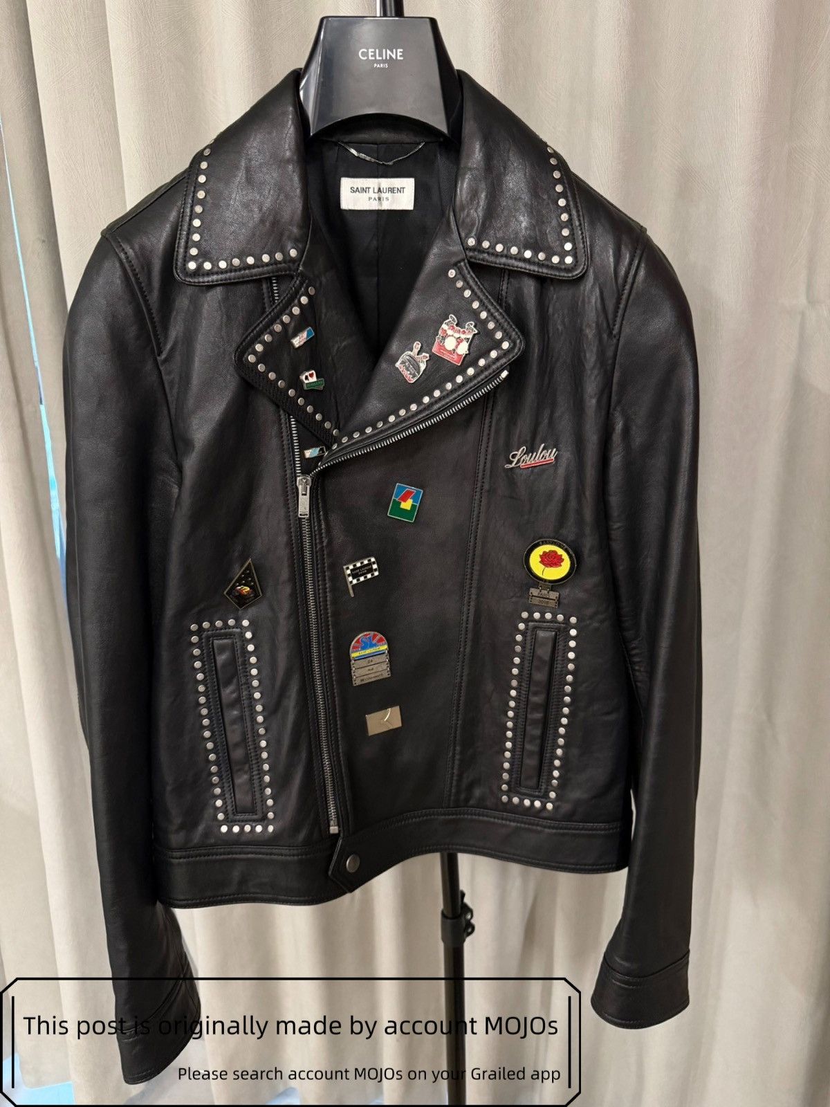 Saint Laurent Paris Saint Laurent Paris 16fw rivet fireworks