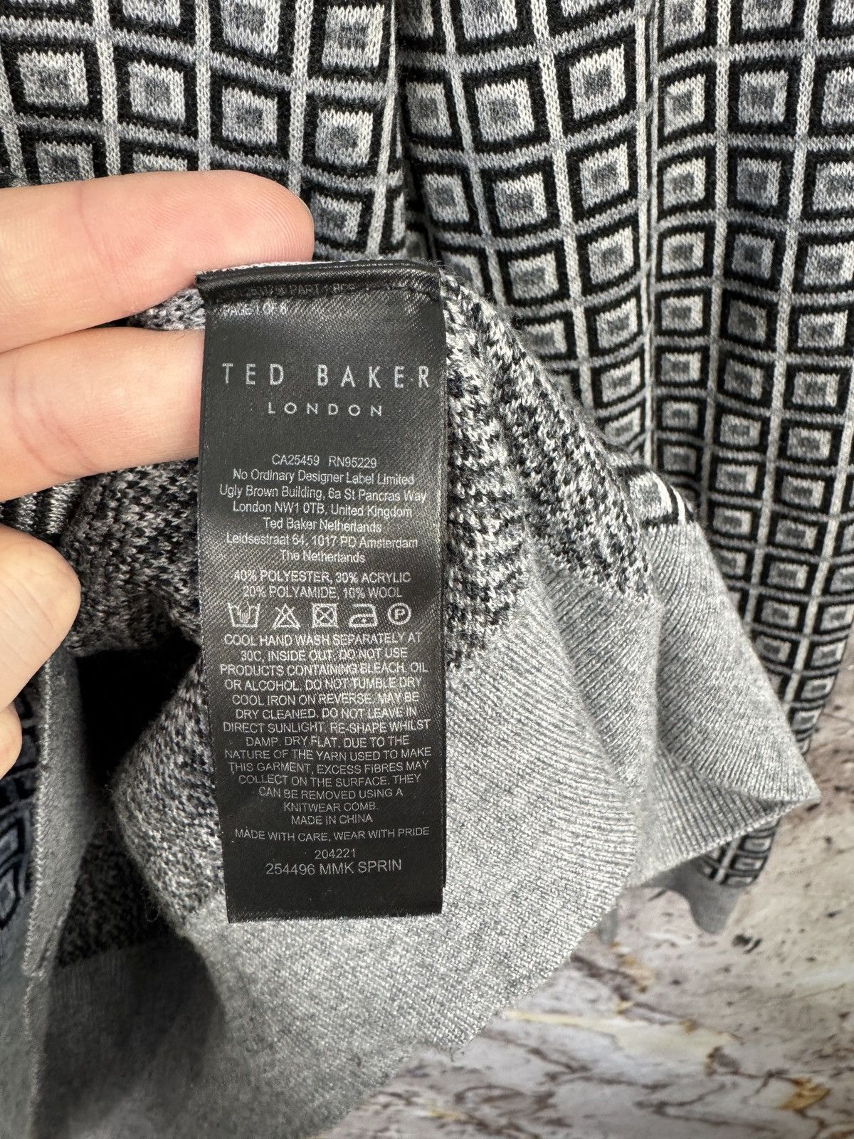 Men's Ted Baker London Sweatshirt Pullover Size