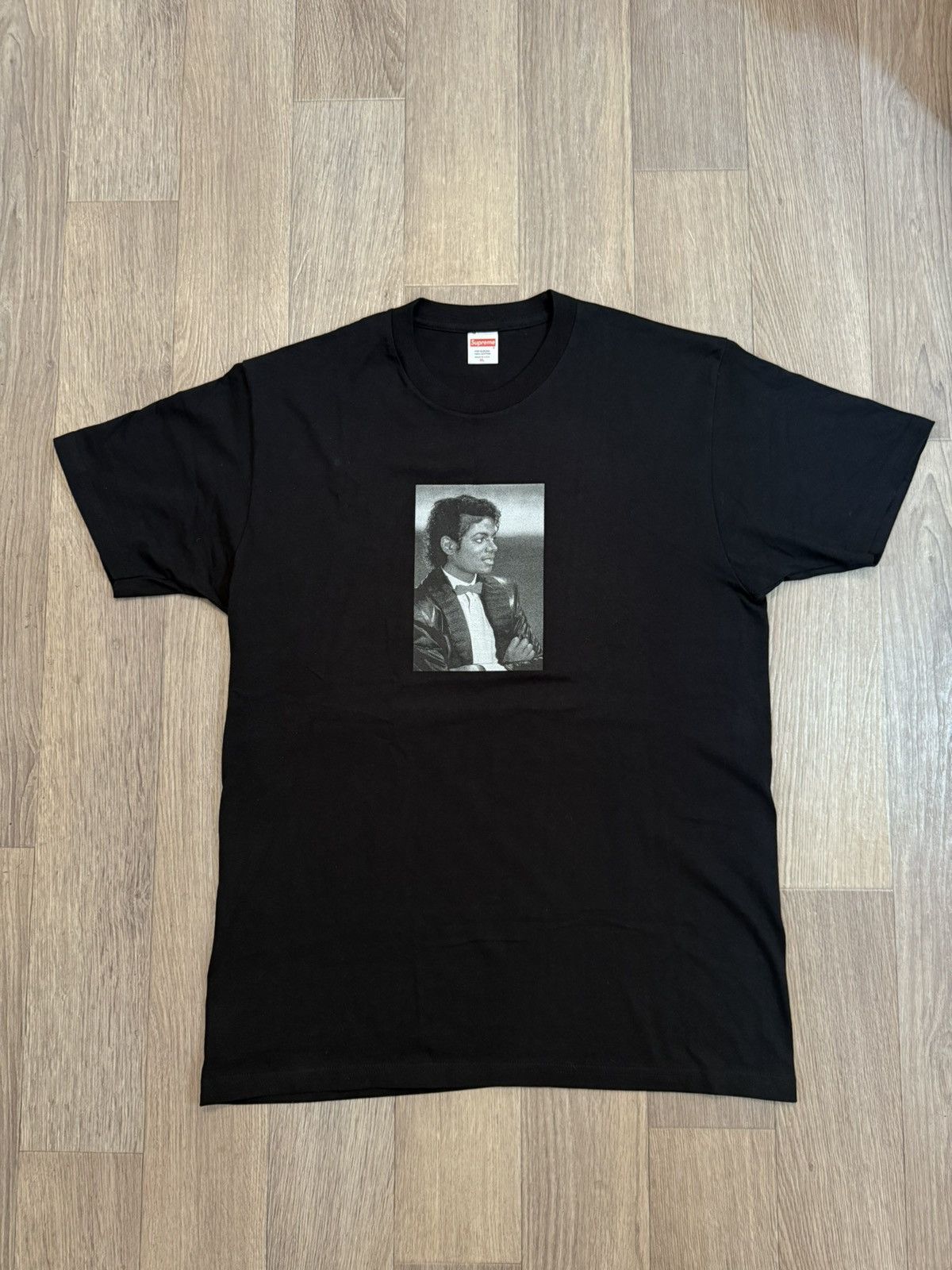 トップス Supreme Michael Jackson Tee Black 17ss Supreme SS17 Michael Jackson Tee Black Printing Short Sleeve