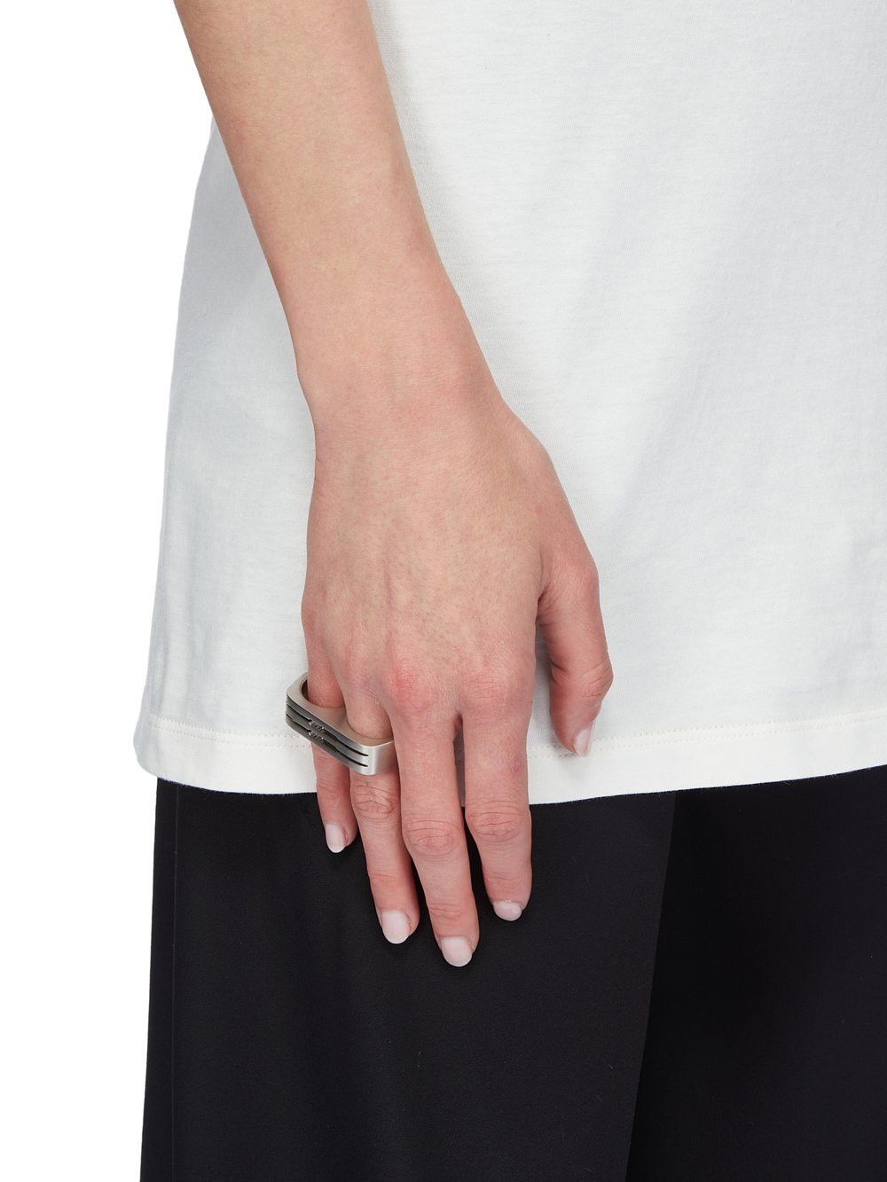 Rick Owens BNWT RICK OWENS DOUBLE GRILL RING IN BRASS 54 Size ONE SIZE - 8 Thumbnail