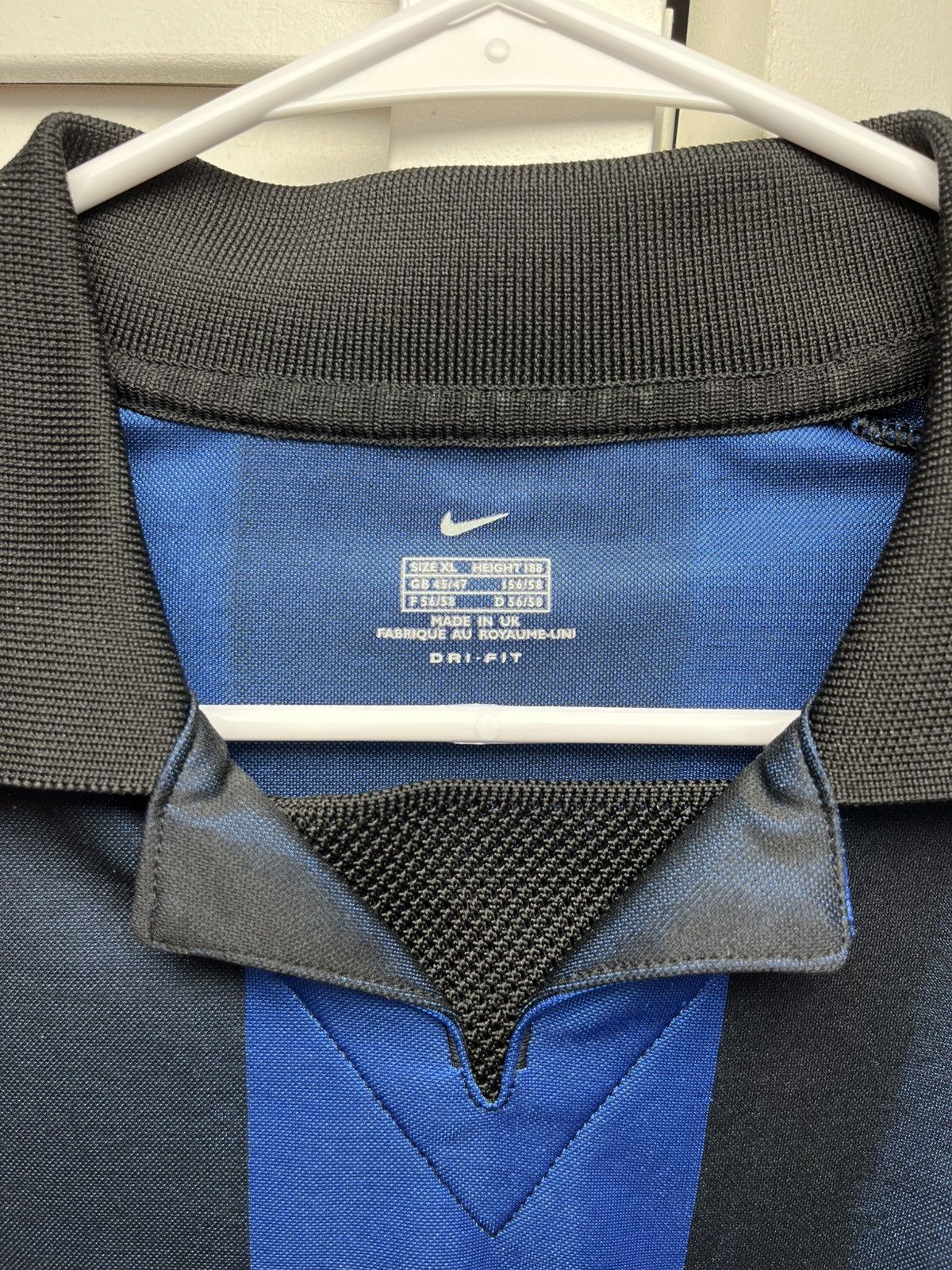 Nike Inter Milan Match Worn Player Issue 2001-02 Jersey Size US XL / EU 56 / 4 - 3 Thumbnail