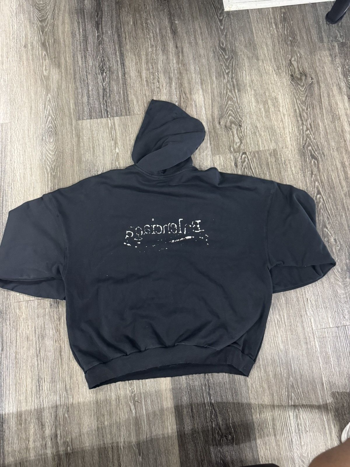 Balenciaga Balenciaga Hand-Drawn Logo Hoodie Size US M / EU 48-50 / 2 - 2 Thumbnail