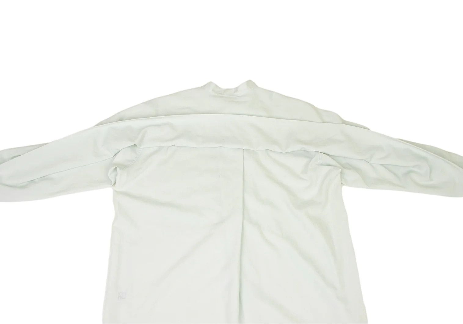 Issey Miyake Pleated Stand Collar Shirt in Mint Green Size US S / EU 44-46 / 1 - 13 Thumbnail