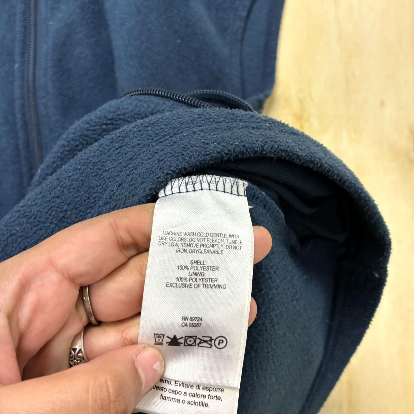 Vintage Columbia Vest Mens Large Blue Fleece Full Zip Pockets Stand Collar Outdoor Jacket/Coat Short Collar Stand-Up Mens L Blue Size US L / EU 52-54 / 3 - 6 Thumbnail