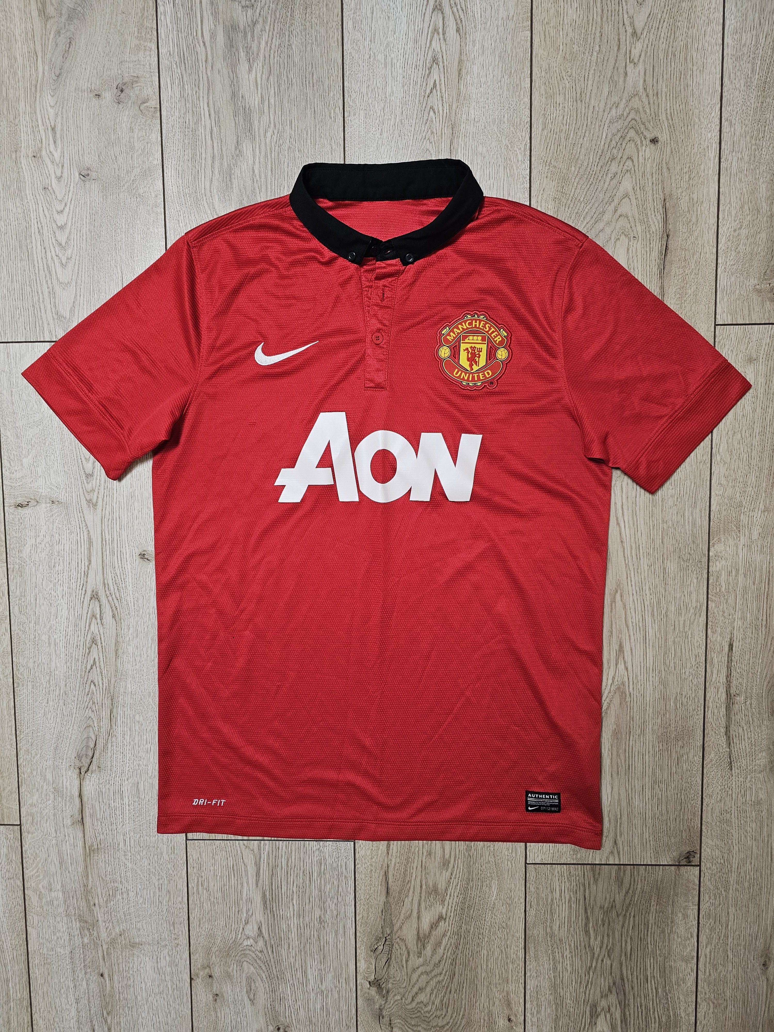 MANCHESTER UNITED 2013 2014 HOME FOOTBALL SOCCER JERSEY