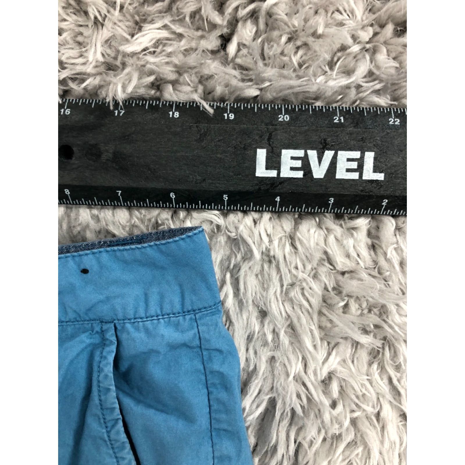 O'Neill O'Neill Mens Shorts 36 Mid Wash Blue Chino 5-Pocket Regular Rise Flat Front Belt Loops Cotton Blend Casual Size US 36 / EU 52 - 2 Thumbnail
