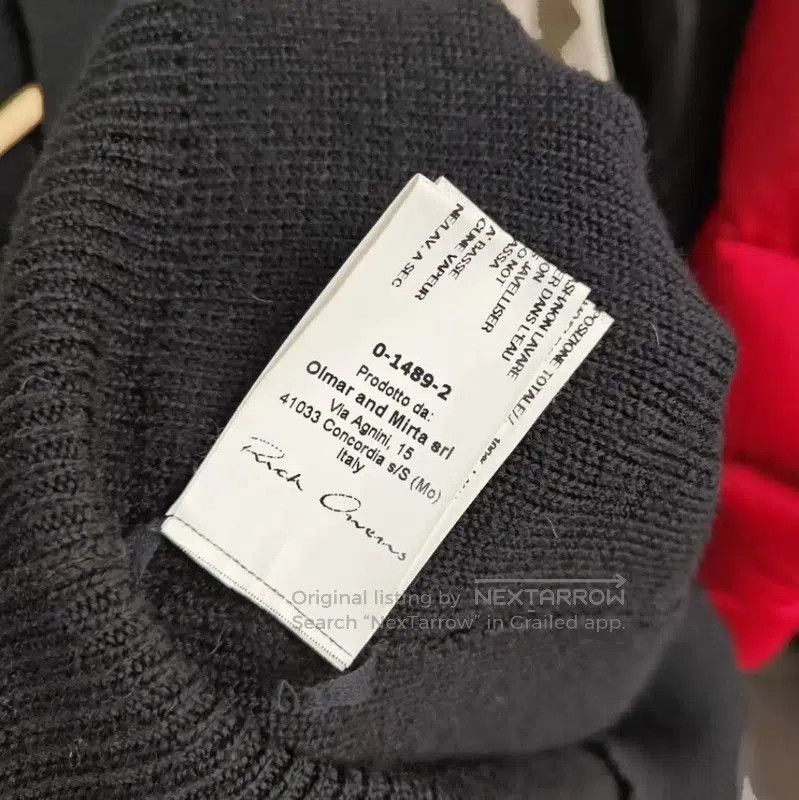 Rick Owens Rick Owens Black Wool Women's Knitted Sweater . Size S / US 4 / IT 40 - 5 Thumbnail