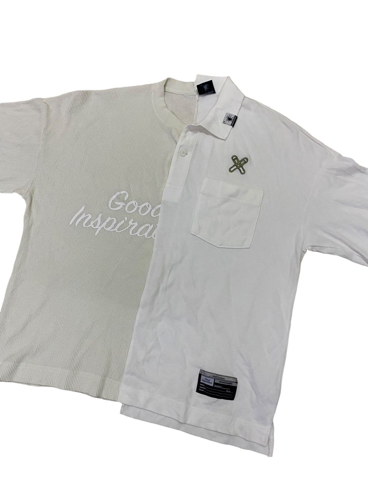 GU × Maison MIHARA YASUHIRO 💥Miharayasuhiro Patchwork Oversize Shirt Size US M / EU 48-50 / 2 - 1 Thumbnail