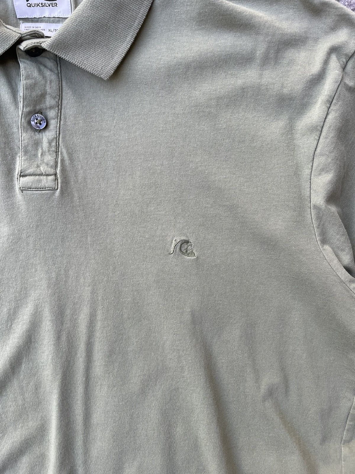 Quicksilver × Quiksilver Light Olive Green Quiksilver Polo Size US XL / EU 56 / 4 - 2 Thumbnail