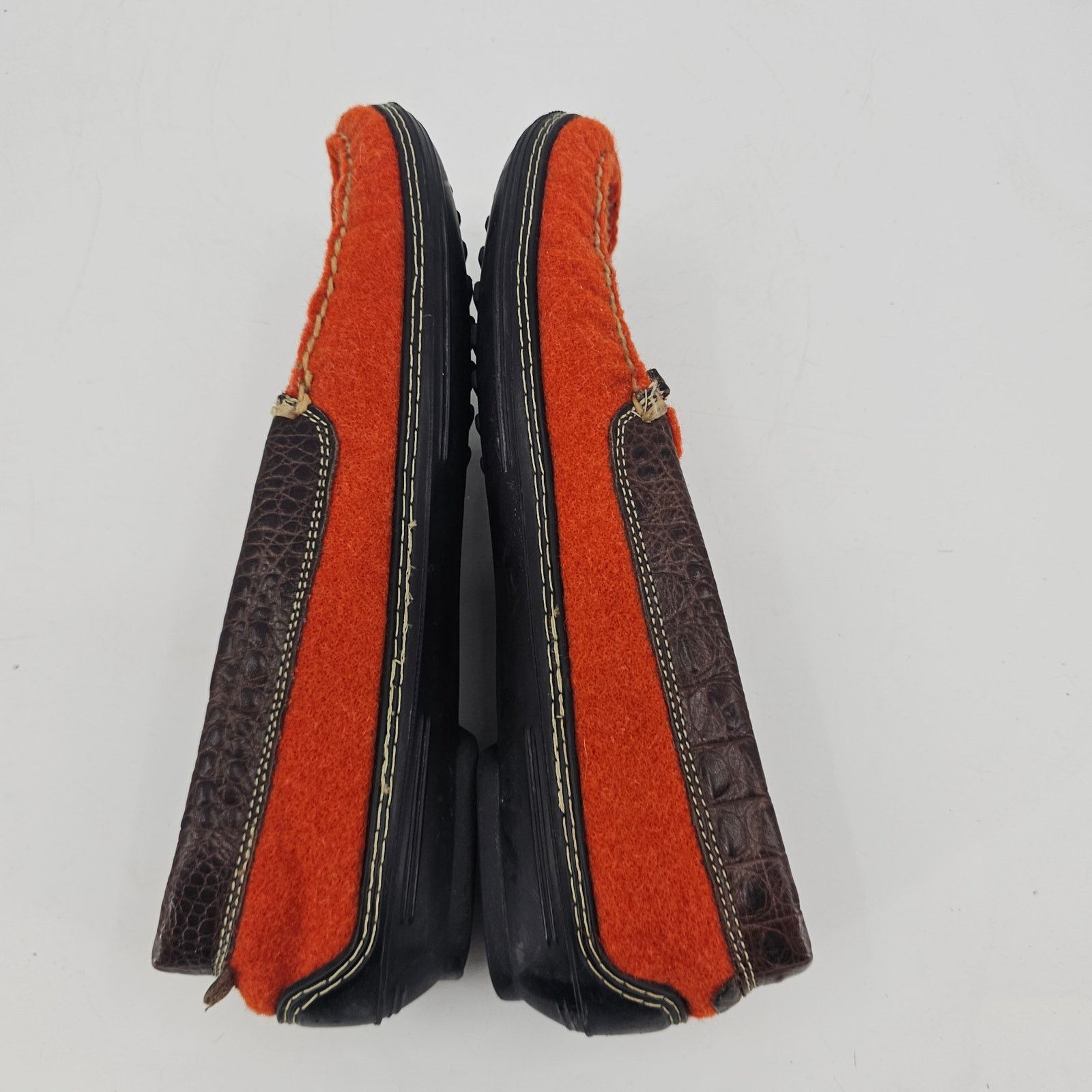Nordstrom × Other T.B. Phelps Italian Wool Felt Horse Bit Orange Loafer 9 Size US 9 / EU 42 - 5 Thumbnail