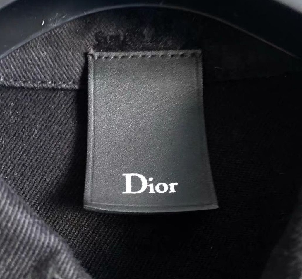Dior Dior Black Distressed Denim Jacket Size 46-2506 Size US S / EU 44-46 / 1 - 6 Thumbnail