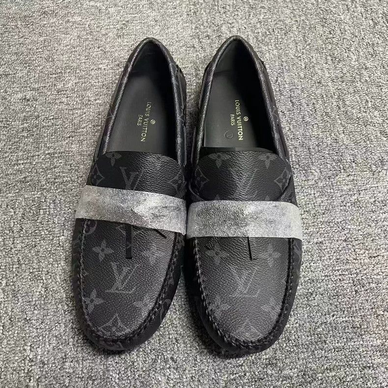 Louis Vuitton Louis Vuitton Black presbyopic logo low-top casual Doudou Size US 7.5 / EU 40-41 - 3 Thumbnail