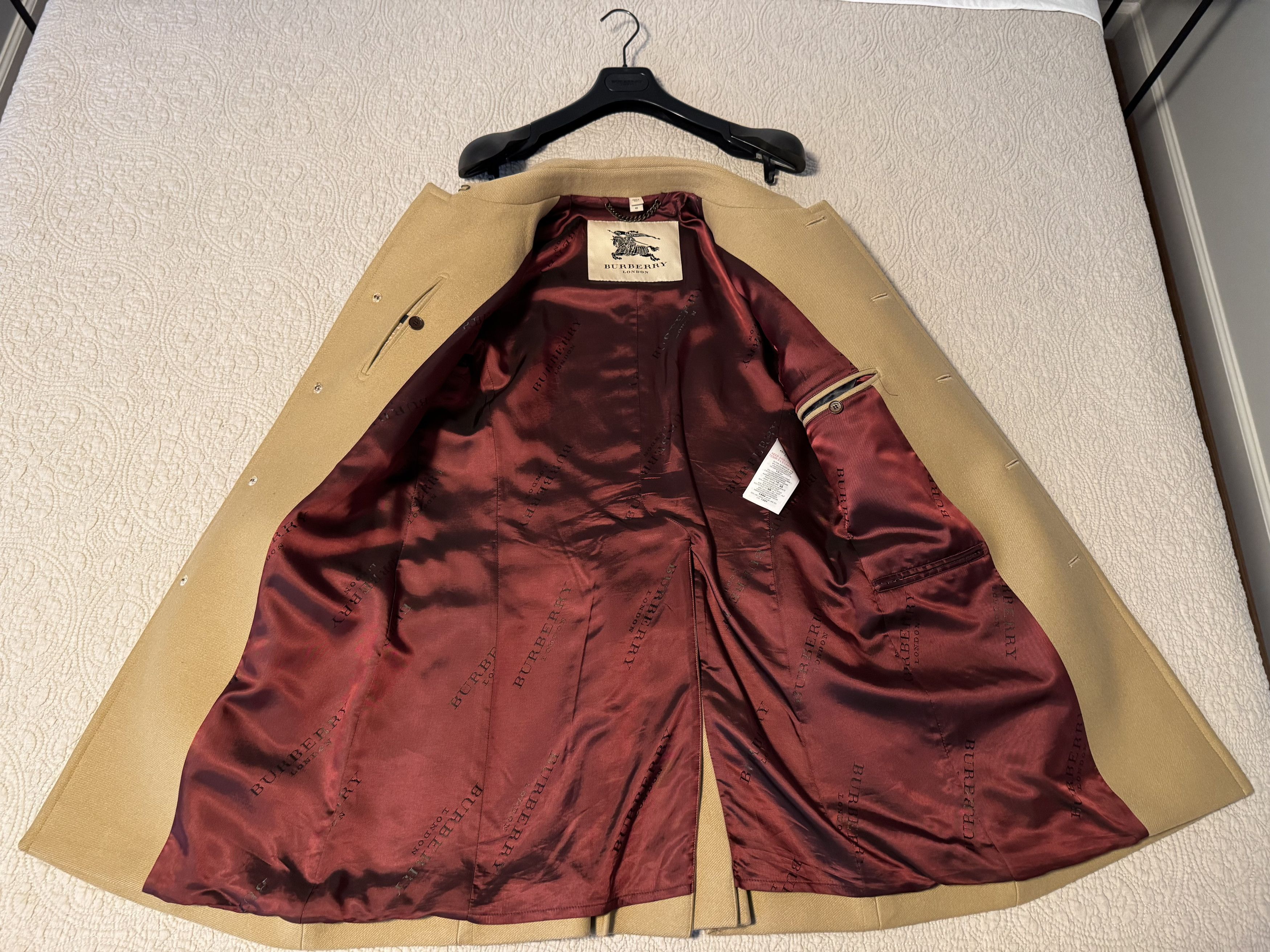 Burberry Burberry wool/cashmere overcoat, camel Size US S / EU 44-46 / 1 - 3 Thumbnail