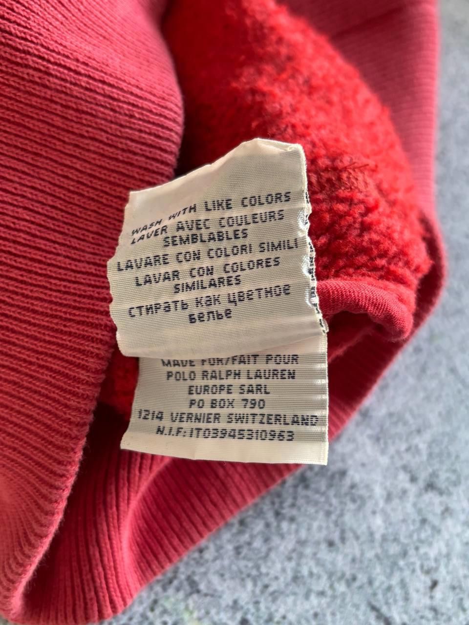 Polo Ralph Lauren Ralph Lauren Full Zip Hoodie Size S Red Vintage Size US S / EU 44-46 / 1 - 7 Thumbnail