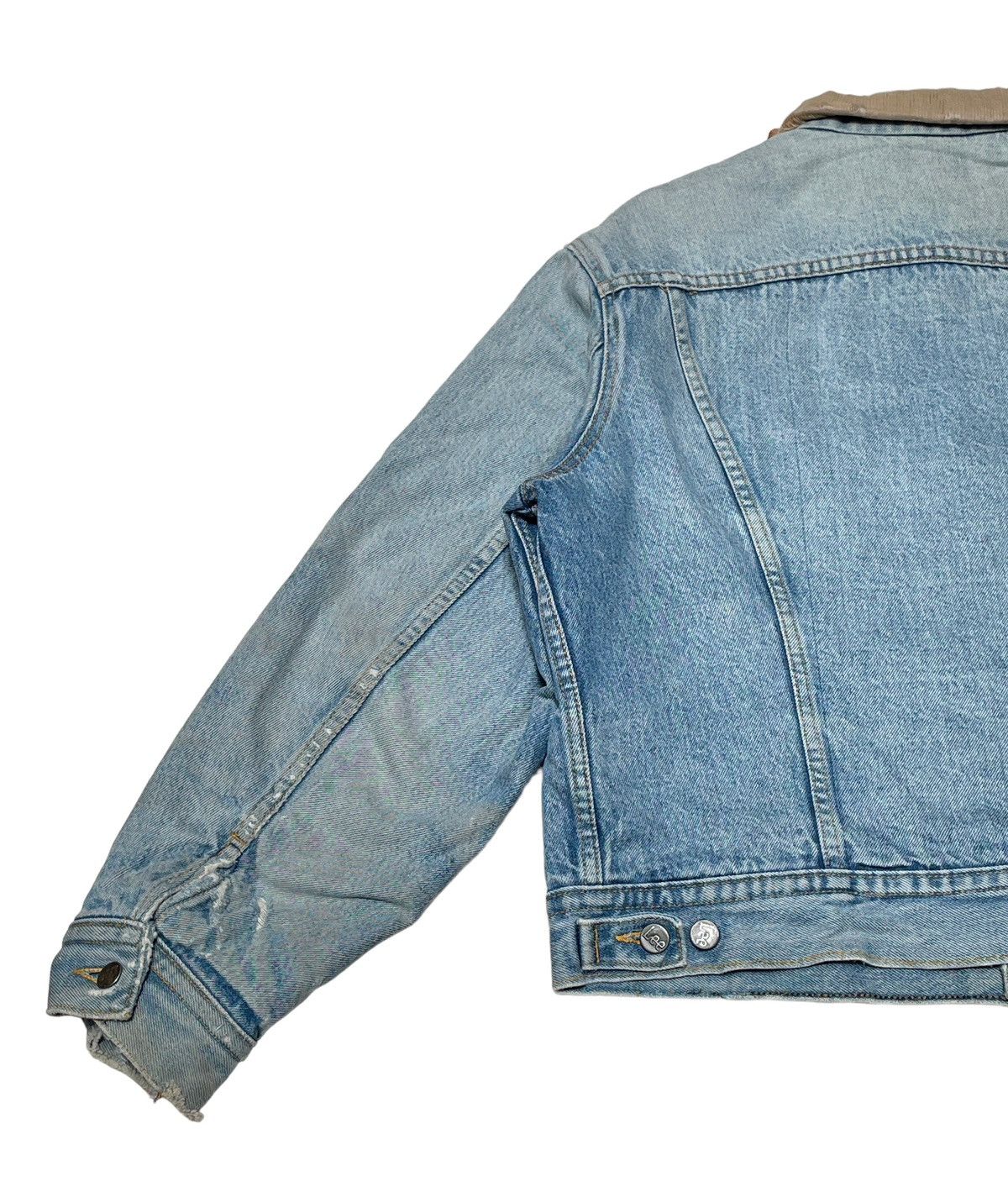 Lee Vintage Brand Lee Made In Usa Denim Blanket Jacket 1970s Size US M / EU 48-50 / 2 - 7 Thumbnail