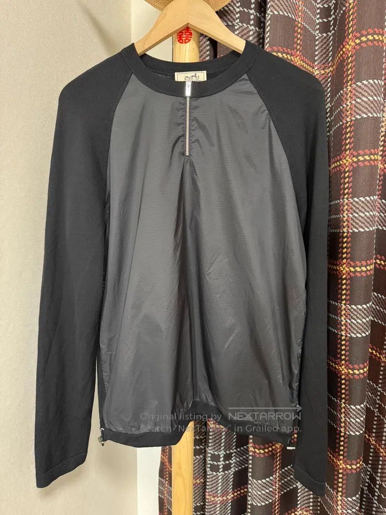 Hermes Hermes Jacket, sweatshirt, raglan sleeves, hem with drawst Size US L / EU 52-54 / 3 - 1 Thumbnail