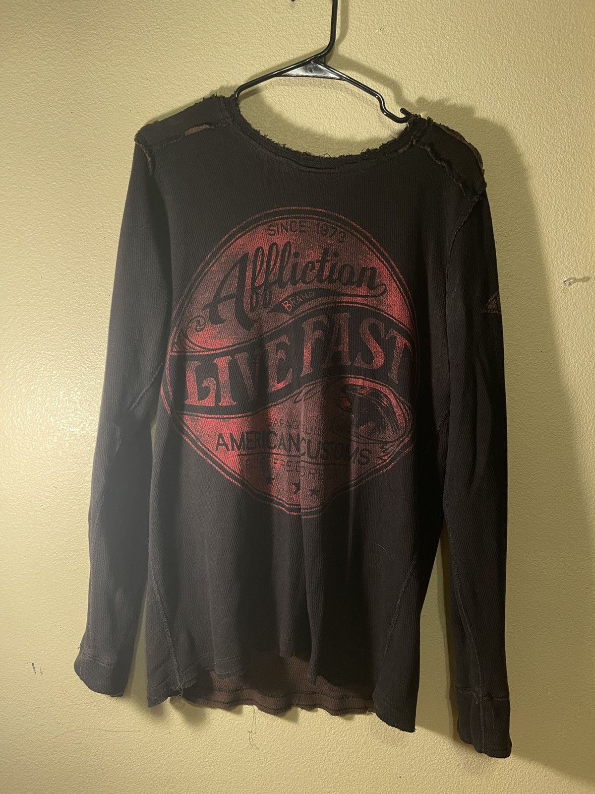 Affliction Vintage y2k distressed Affliction reversible long sleeve Size US M / EU 48-50 / 2 - 5 Thumbnail