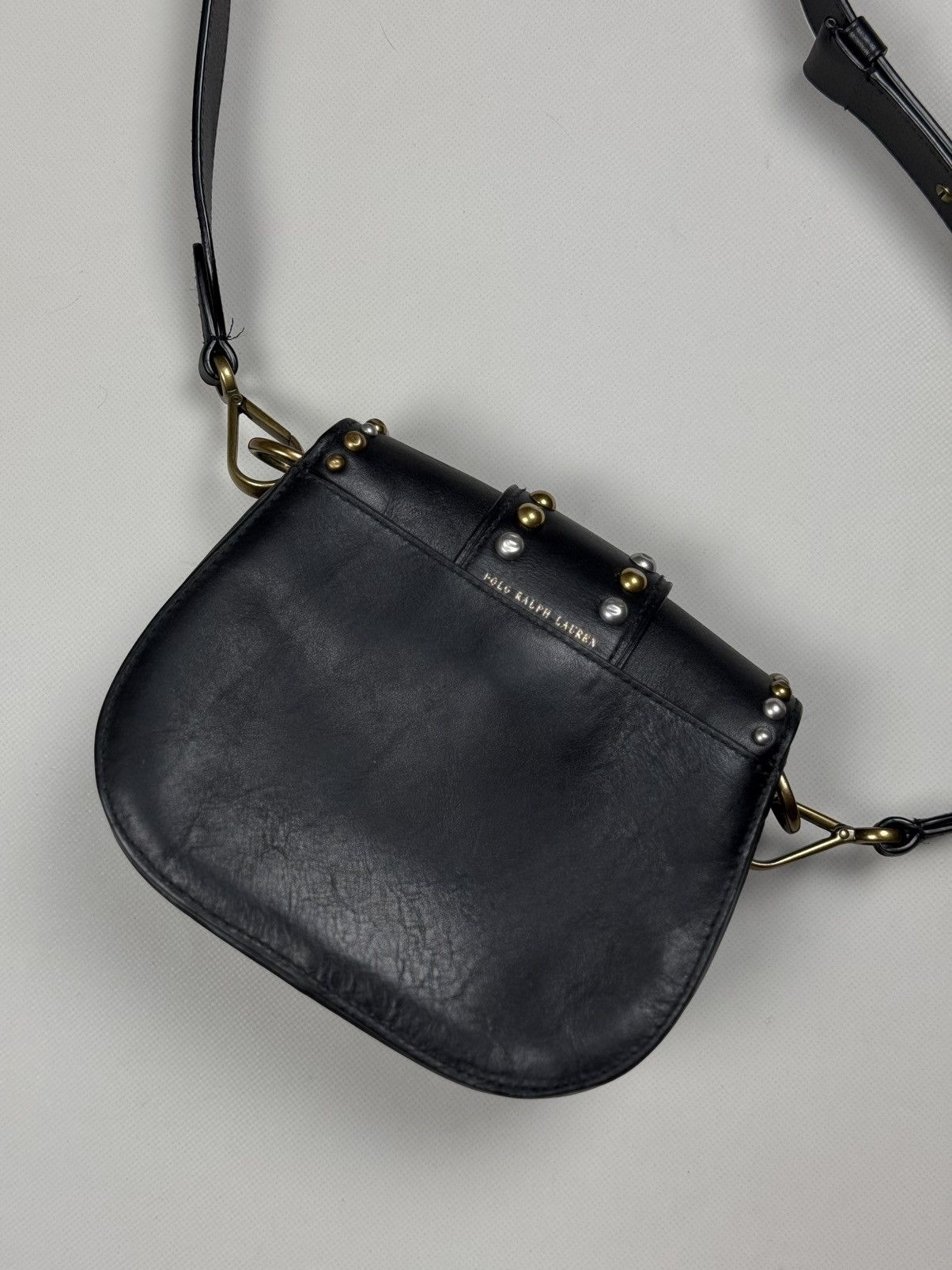 Polo Ralph Lauren Polo Ralph Lauren Leather Studded Lennox Crossbody Bag Size ONE SIZE - 13 Thumbnail