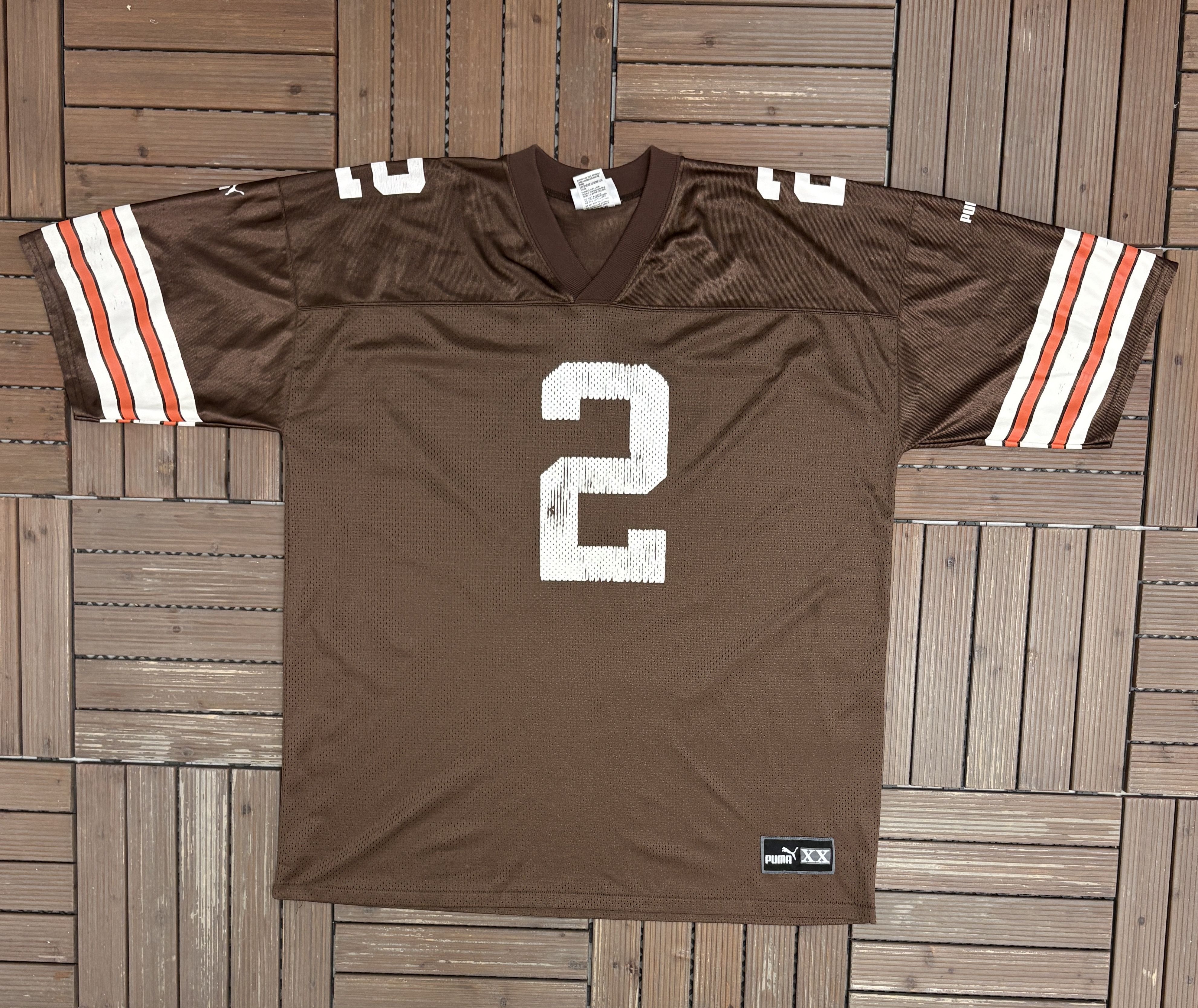 Puma Cleveland Browns Tim Couch Vintage Brown Football Jersey Size US XXL / EU 58 / 5 - 1 Thumbnail